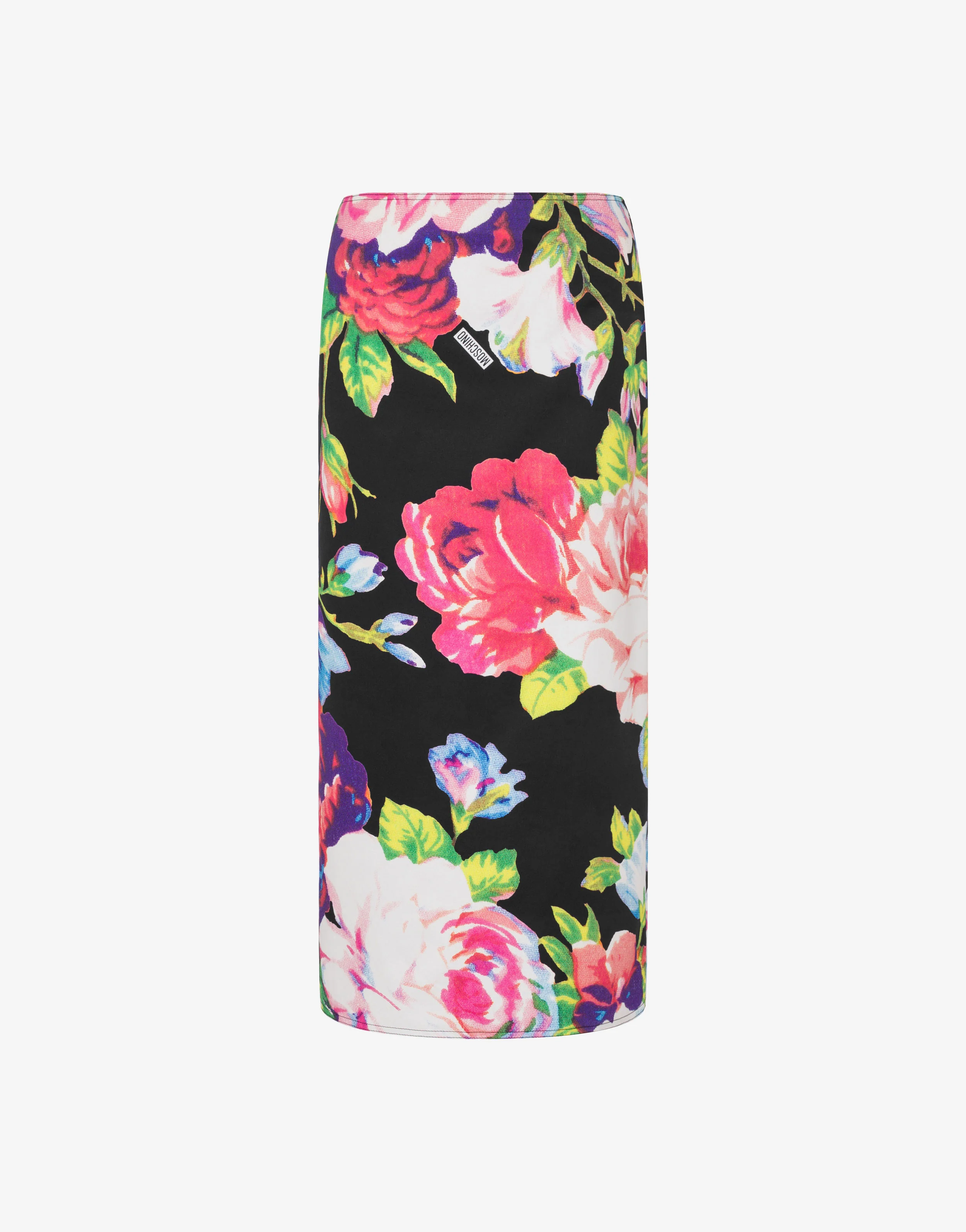 Printed stretch cotton skirt - Image 5