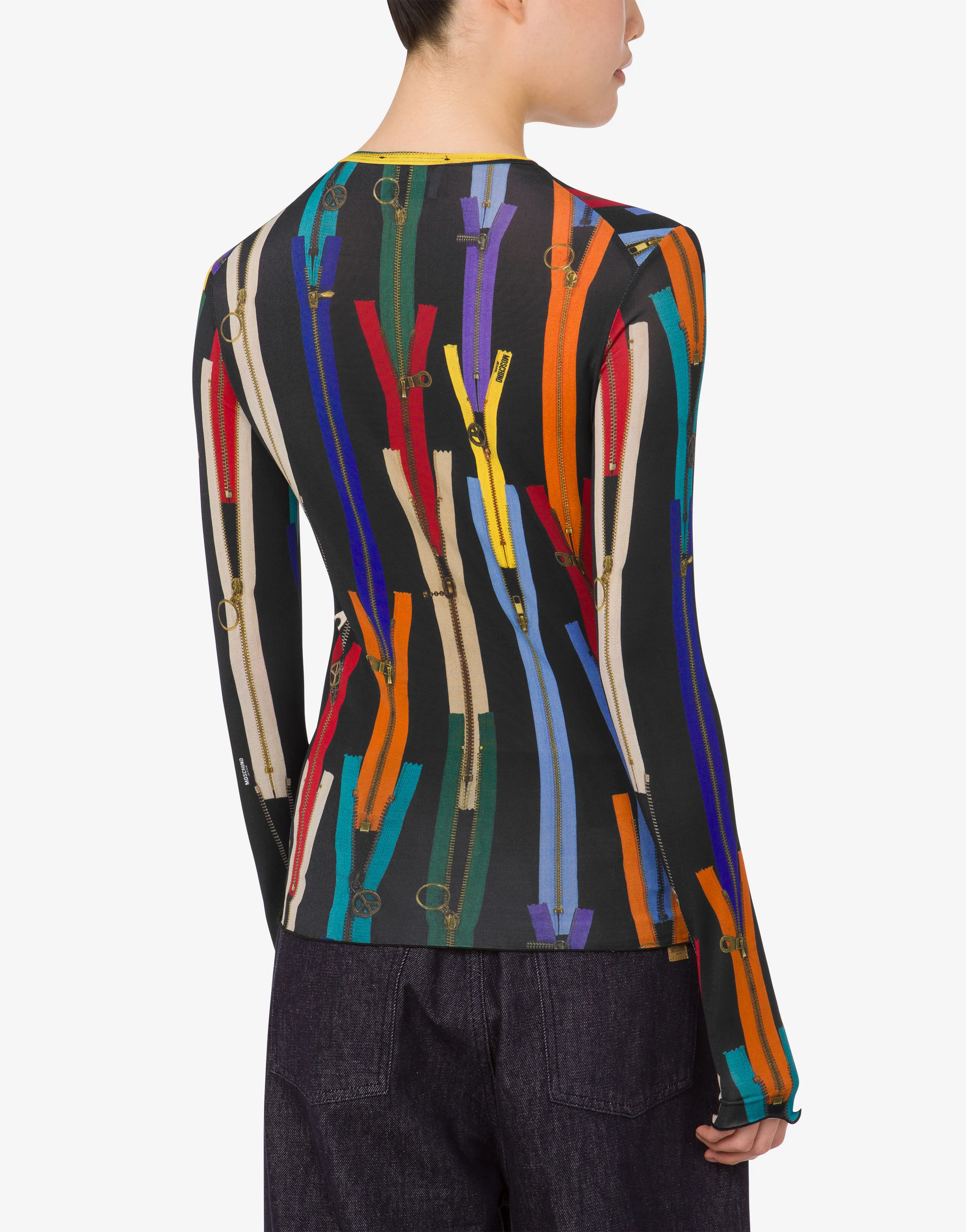 Printed stretch jersey T-shirt - Image 3