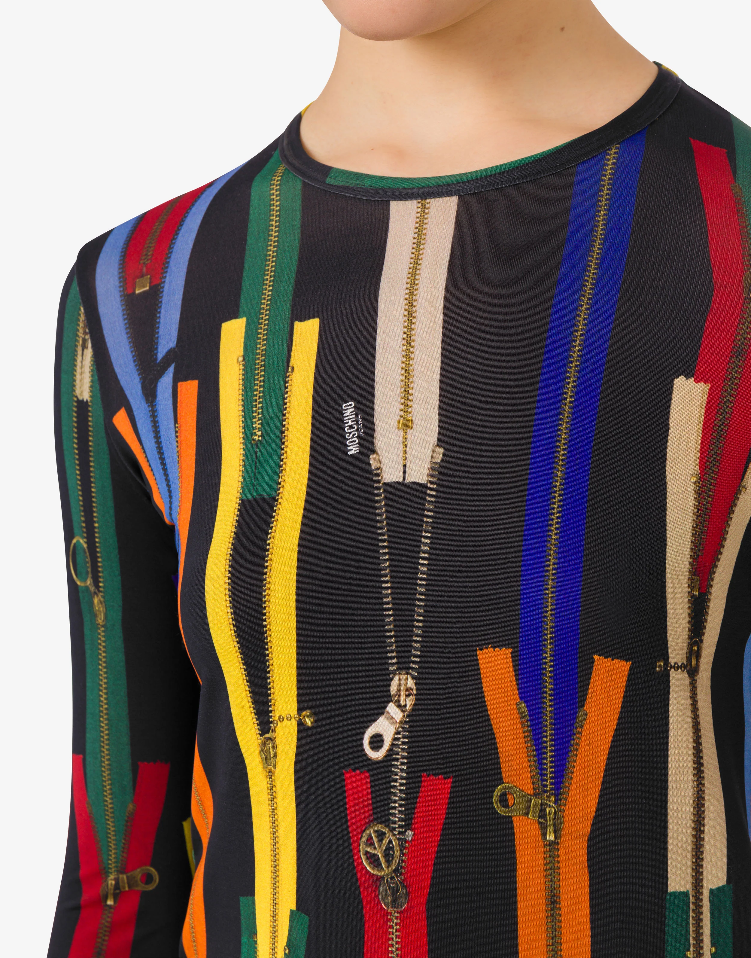 Printed stretch jersey T-shirt - Image 4