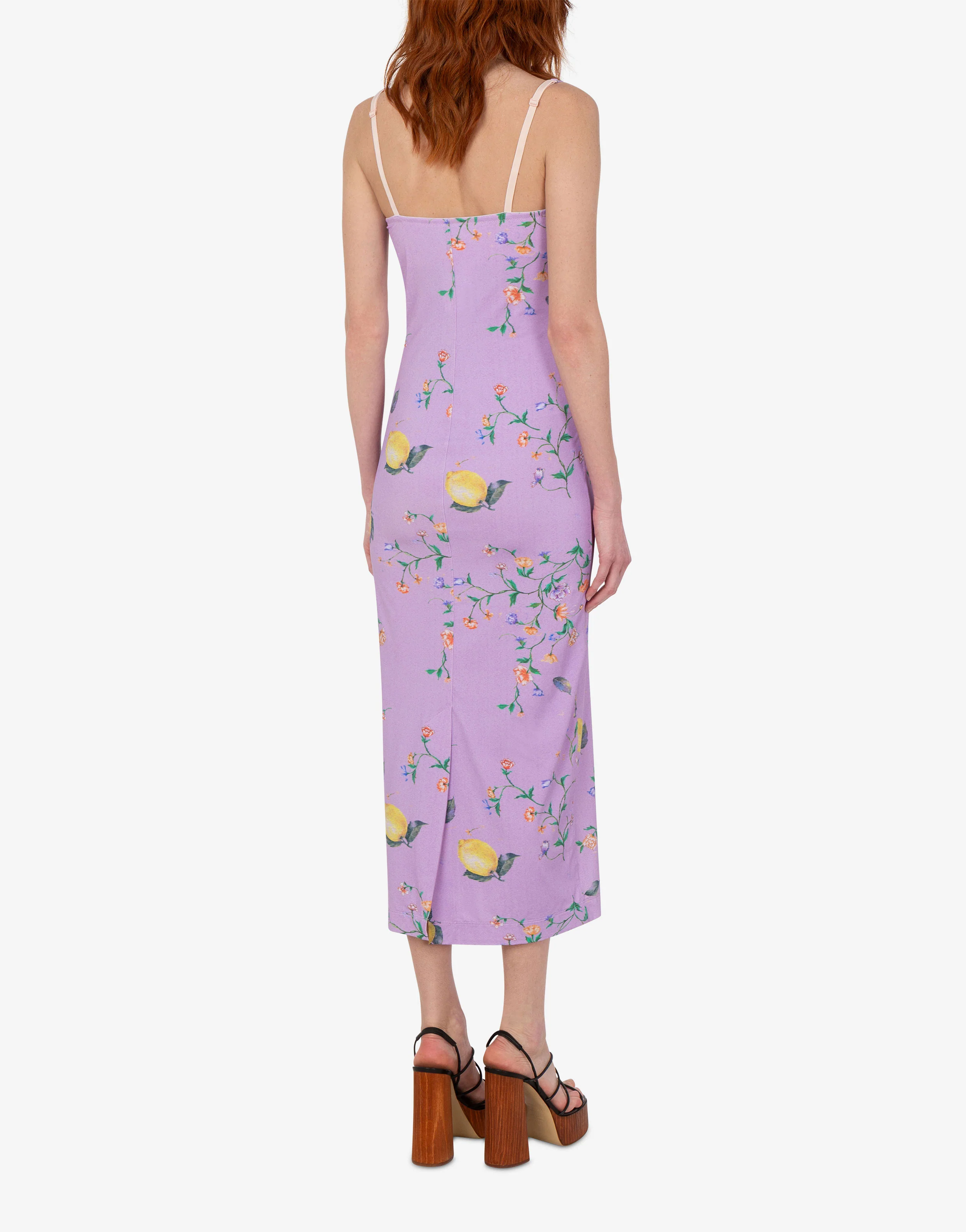Printed technical jersey dress - Image 3