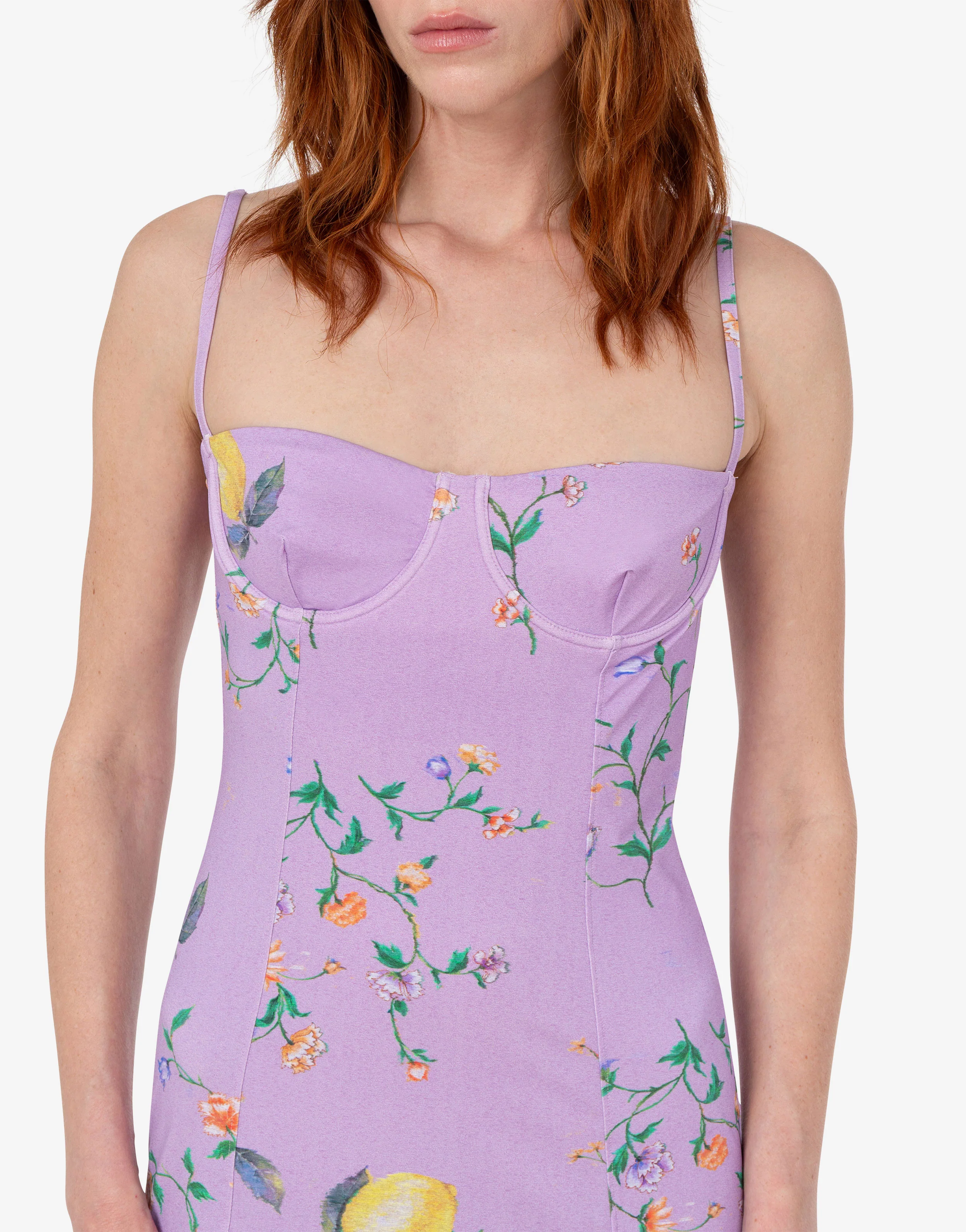 Printed technical jersey dress - Image 4