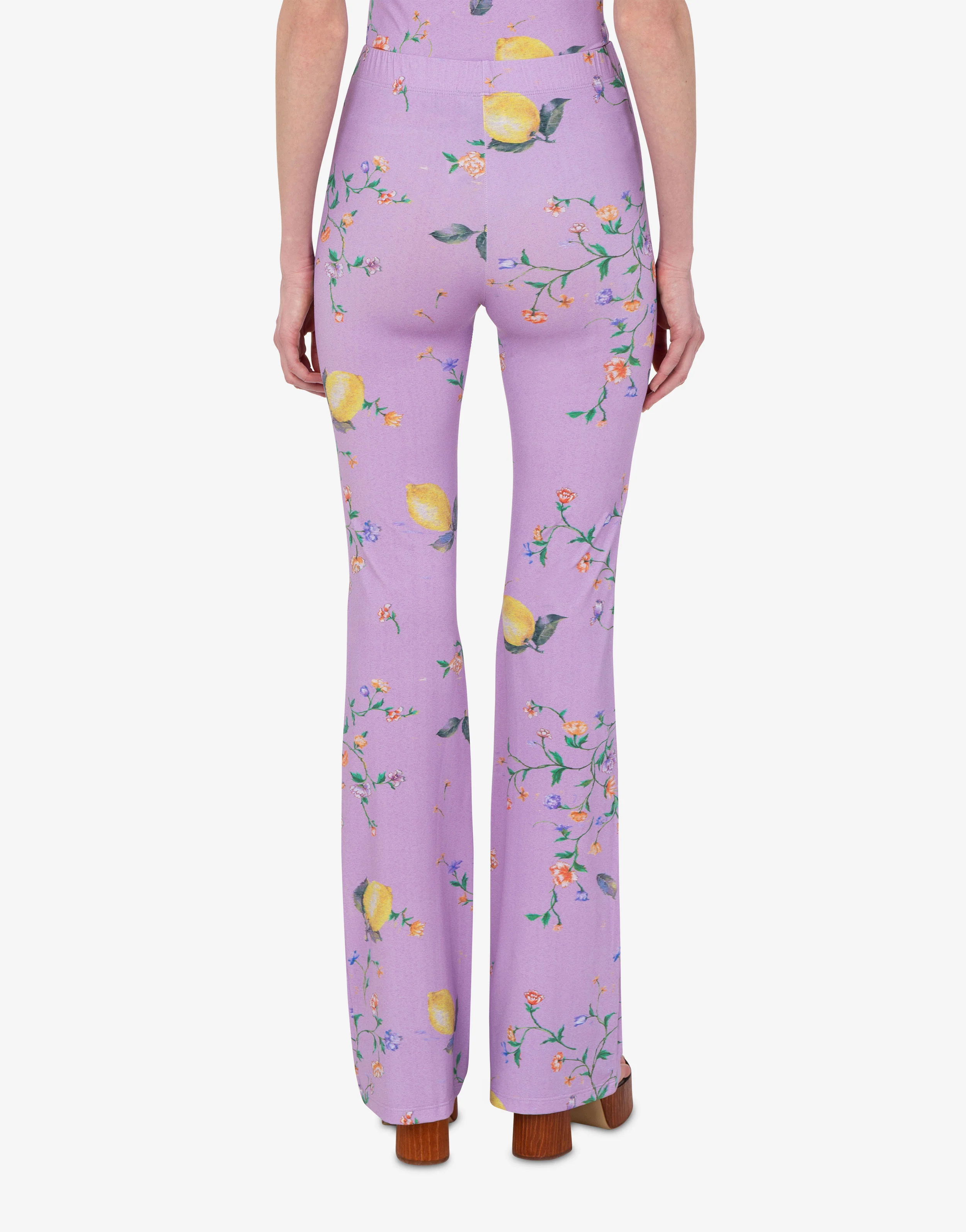 Printed technical jersey leggings - Image 3