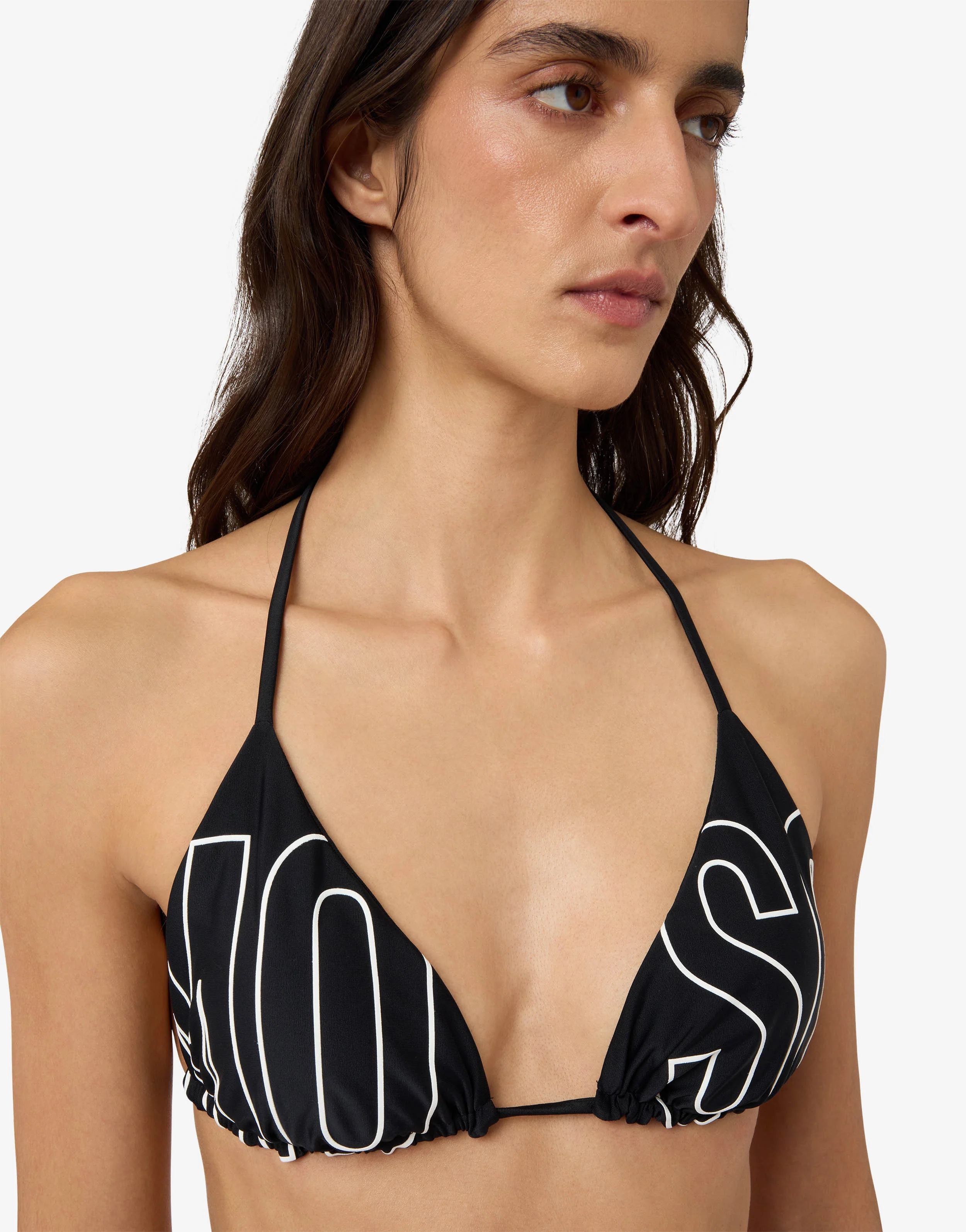Printed triangle bikini top - Image 3
