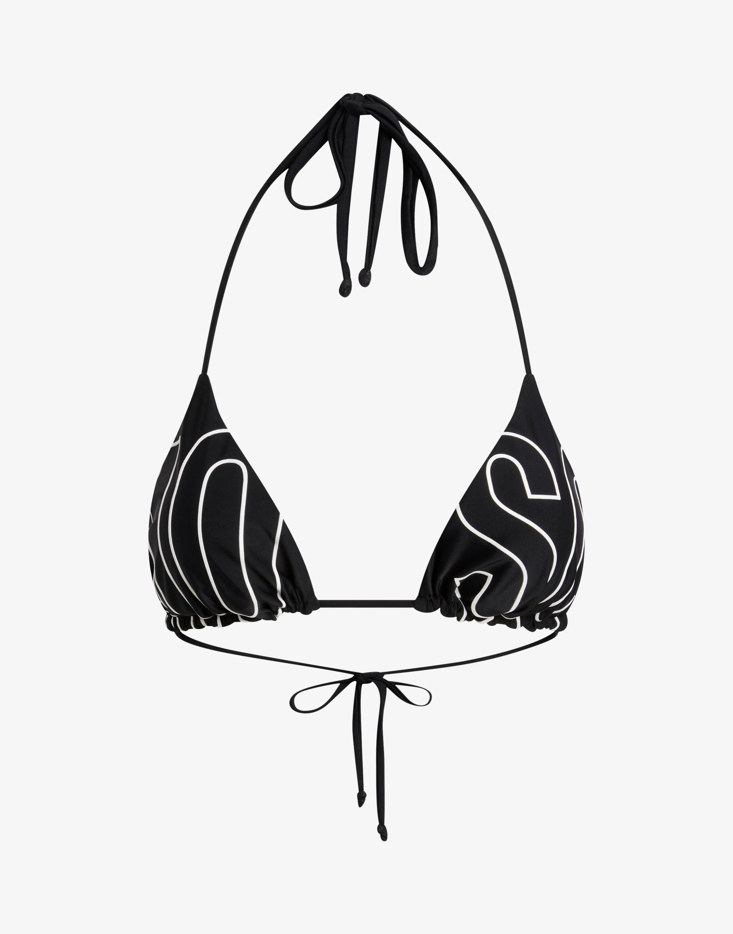 Printed triangle bikini top - Image 4