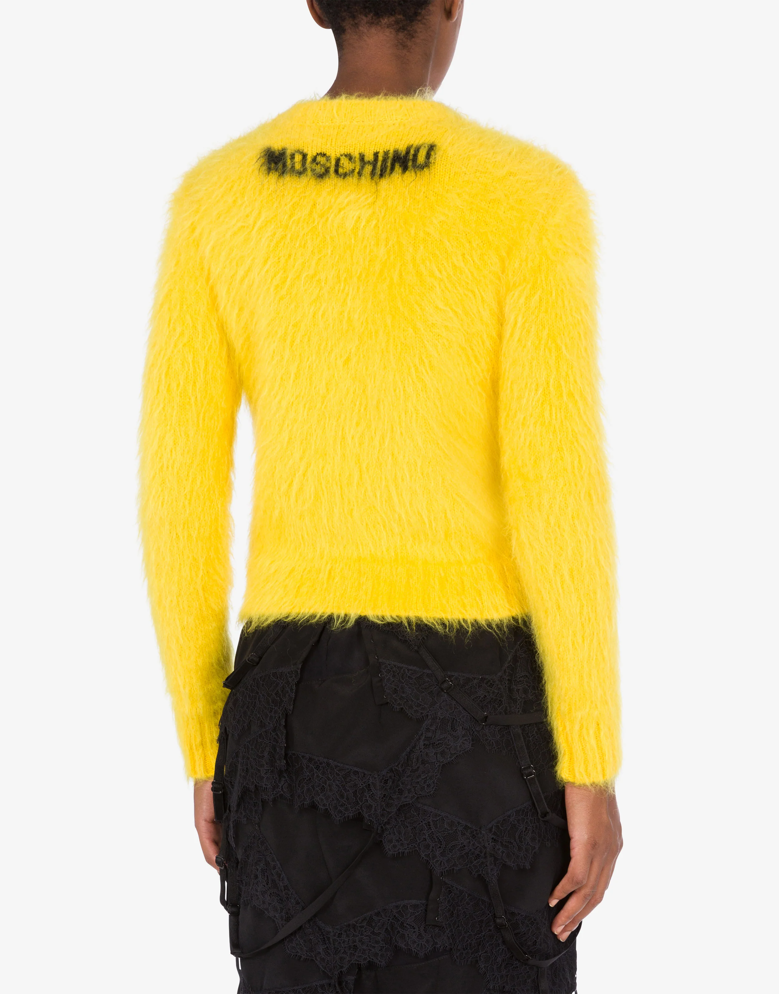 Pullover in brushed mohair Smiley - Image 4