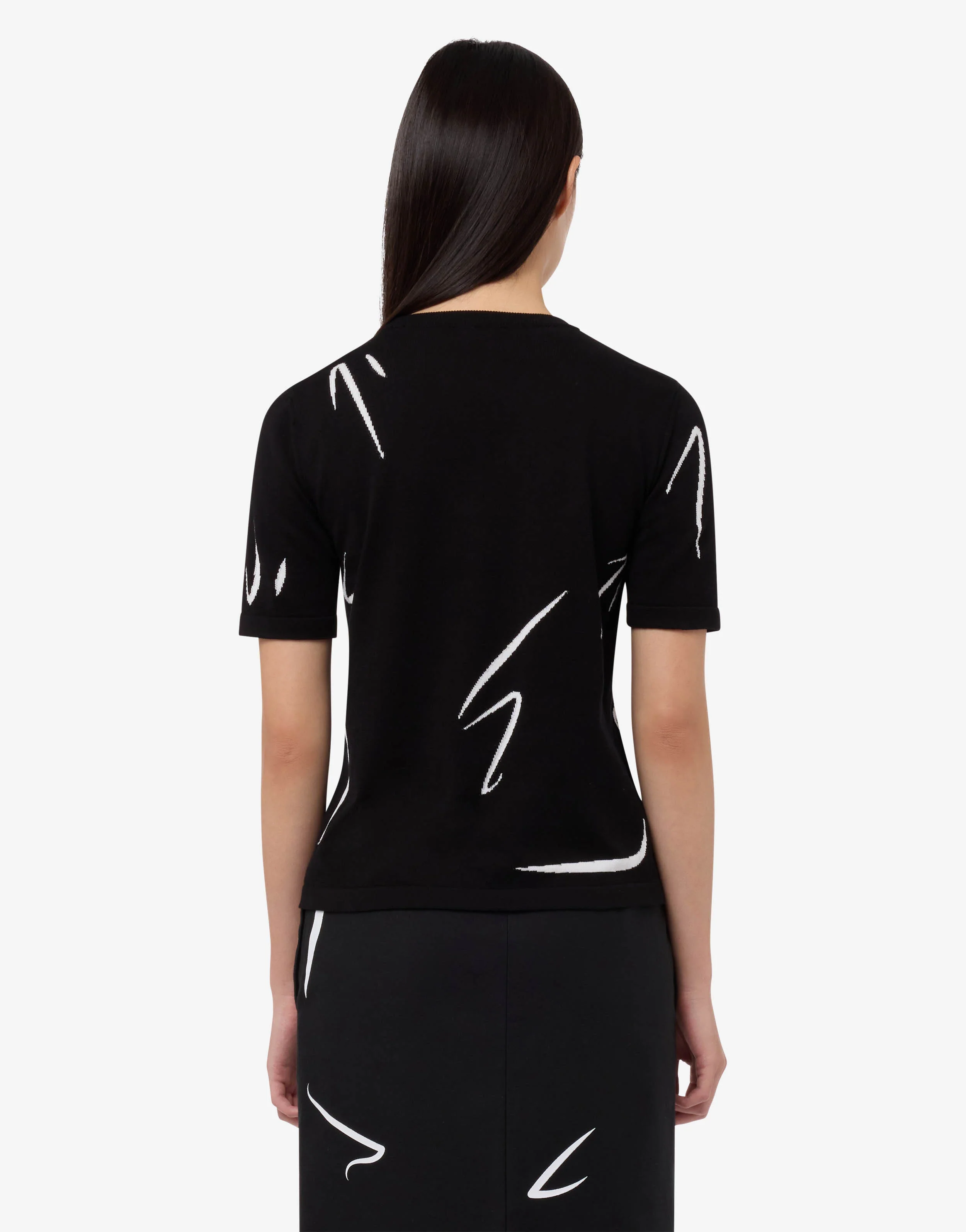 Pure cotton inlaid knitwear - Image 2