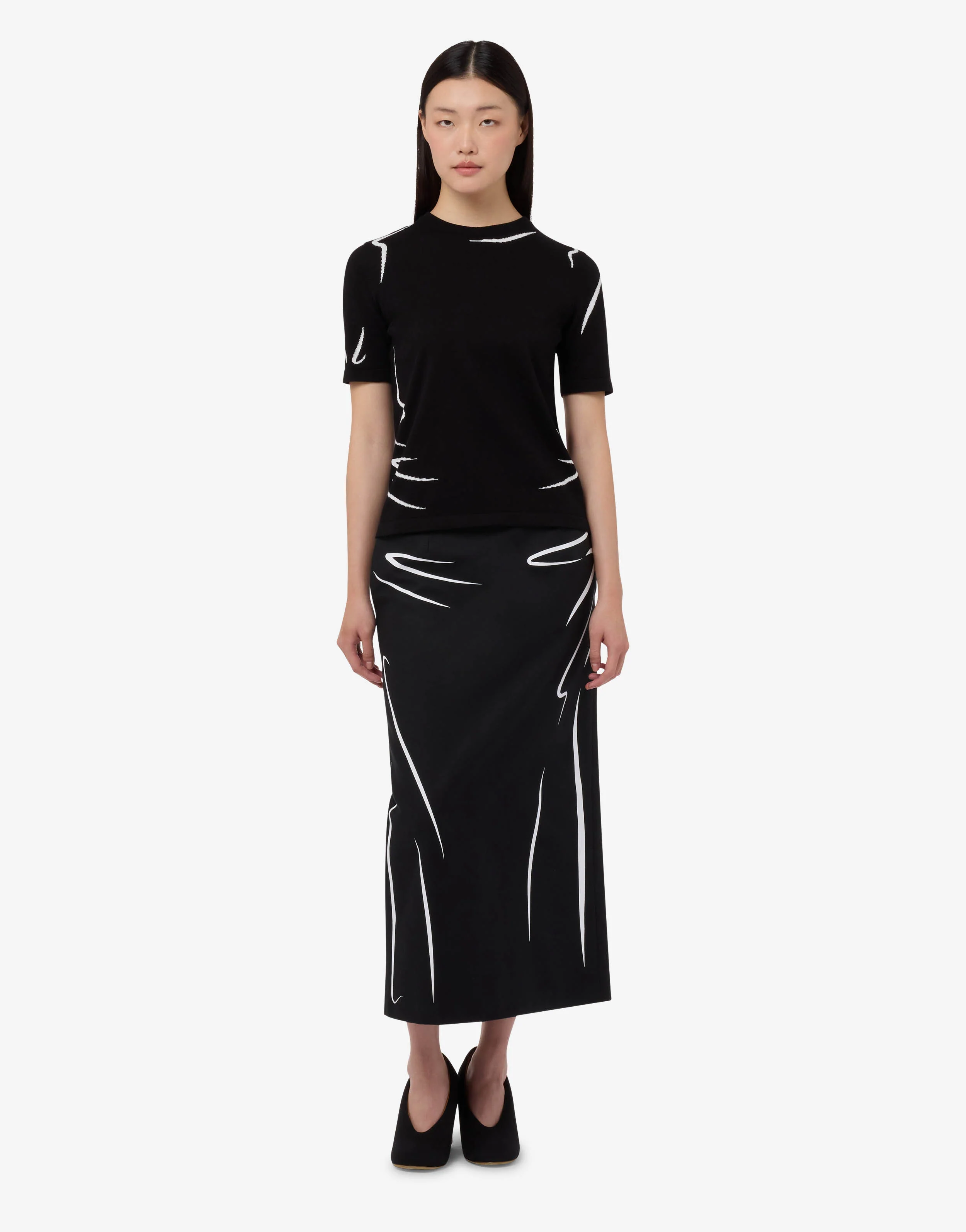 Pure cotton inlaid knitwear - Image 4
