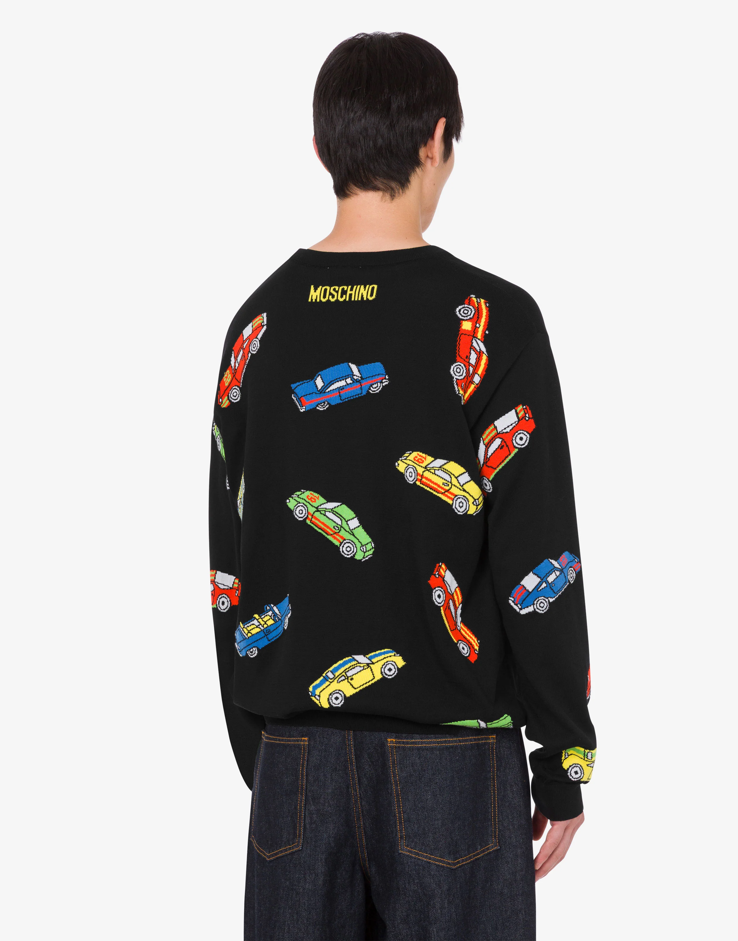 Pure cotton intarsia pullover - Image 3