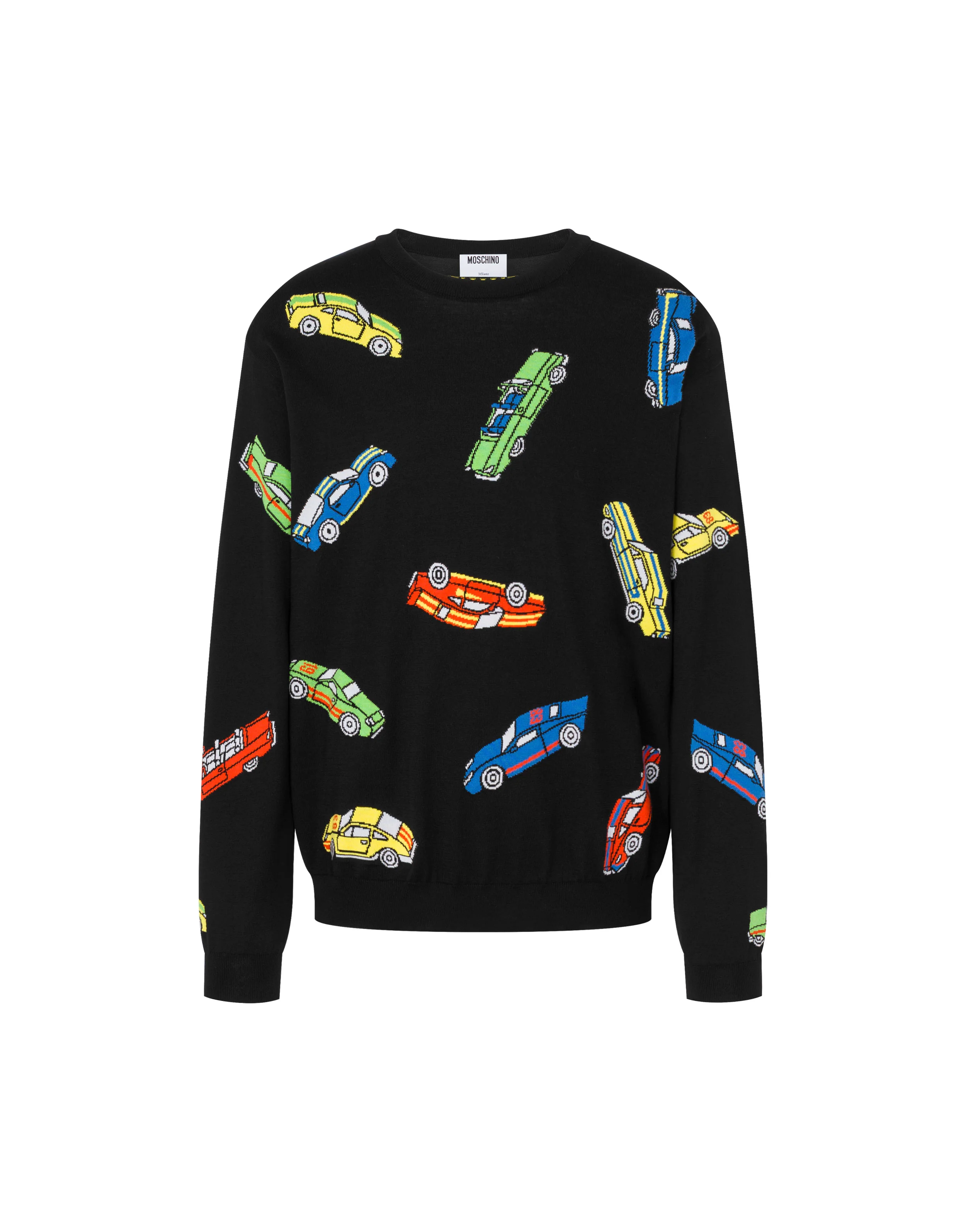 Pure cotton intarsia pullover - Image 5