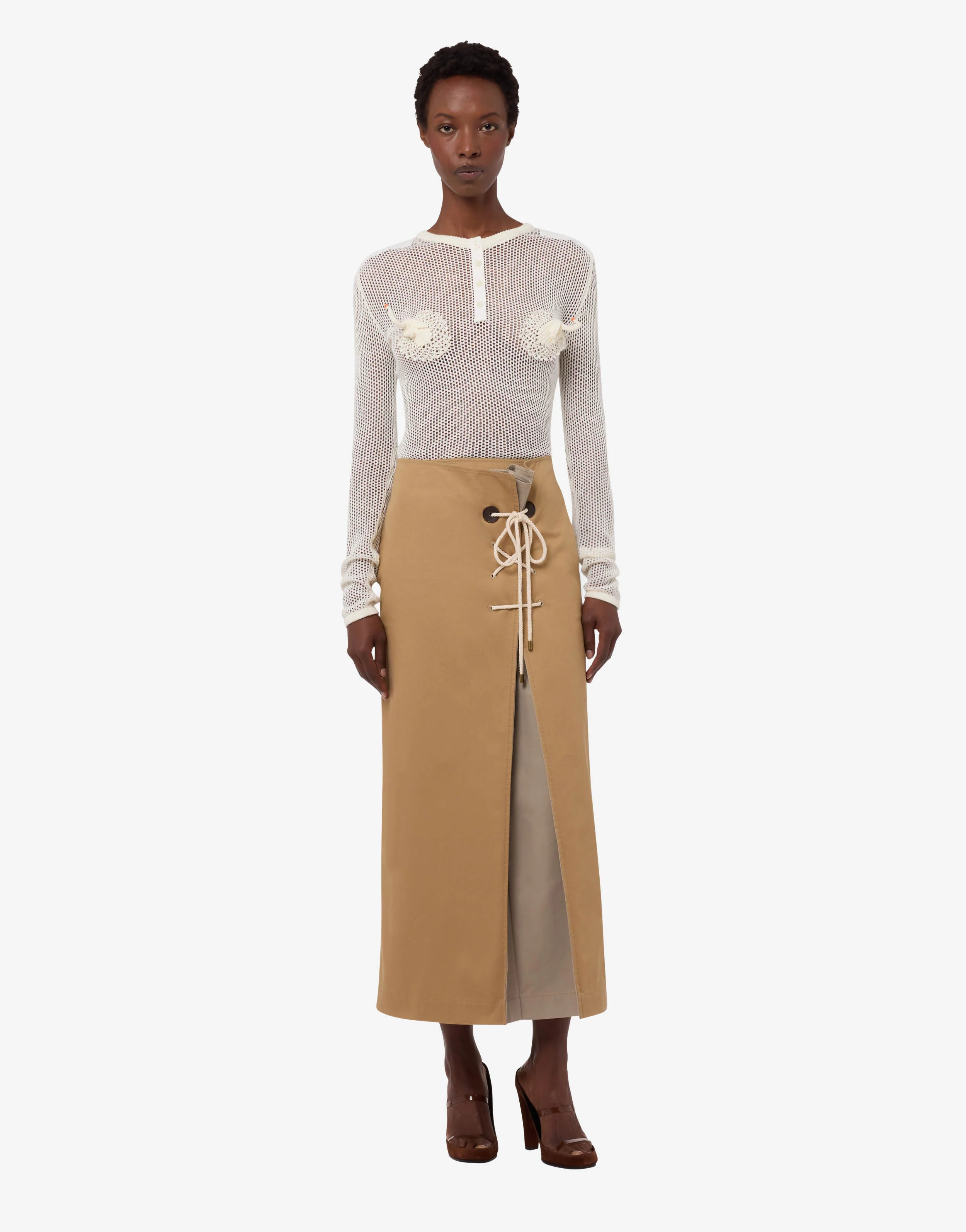 Pure cotton mesh knit - Image 4