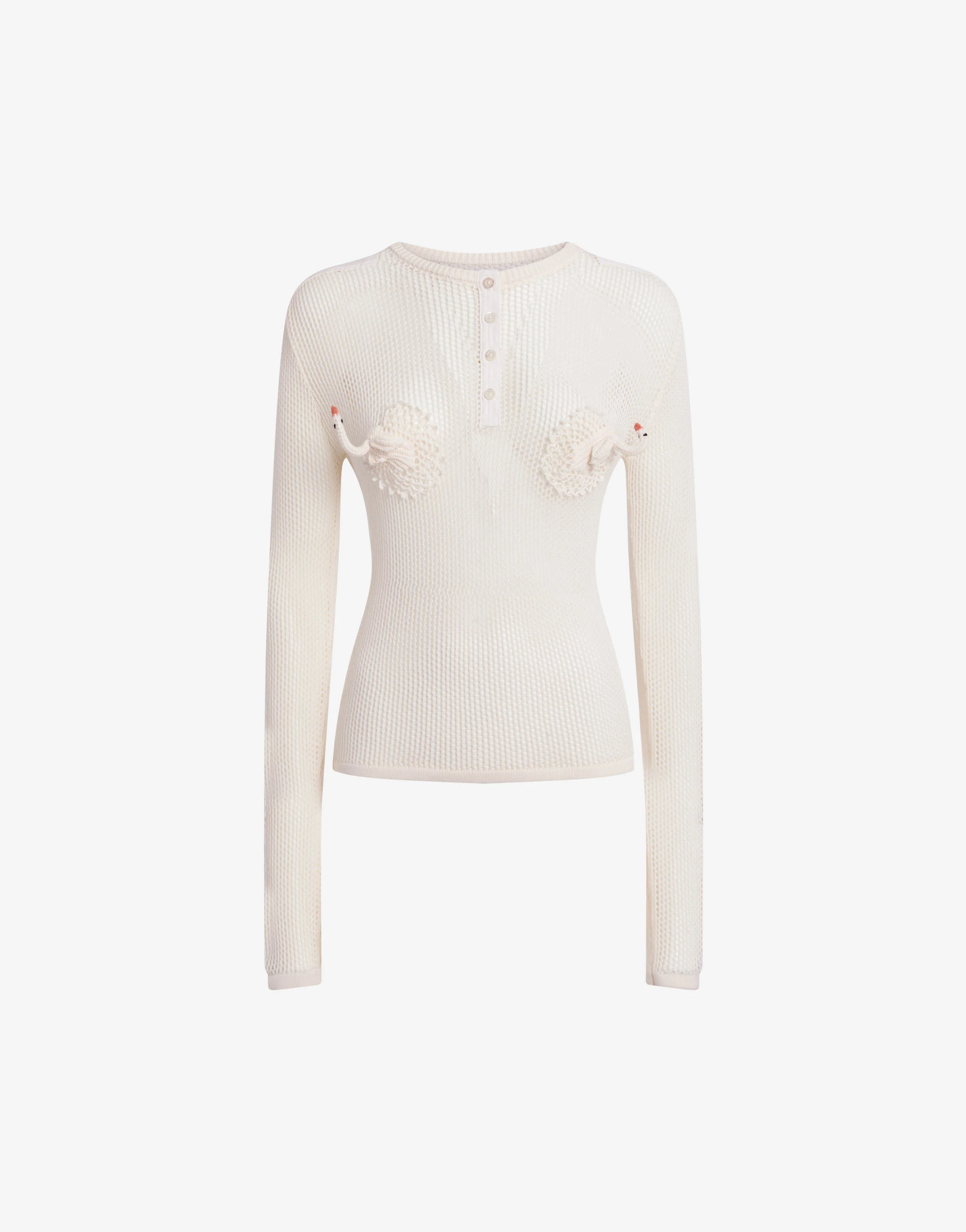 Pure cotton mesh knit - Image 5