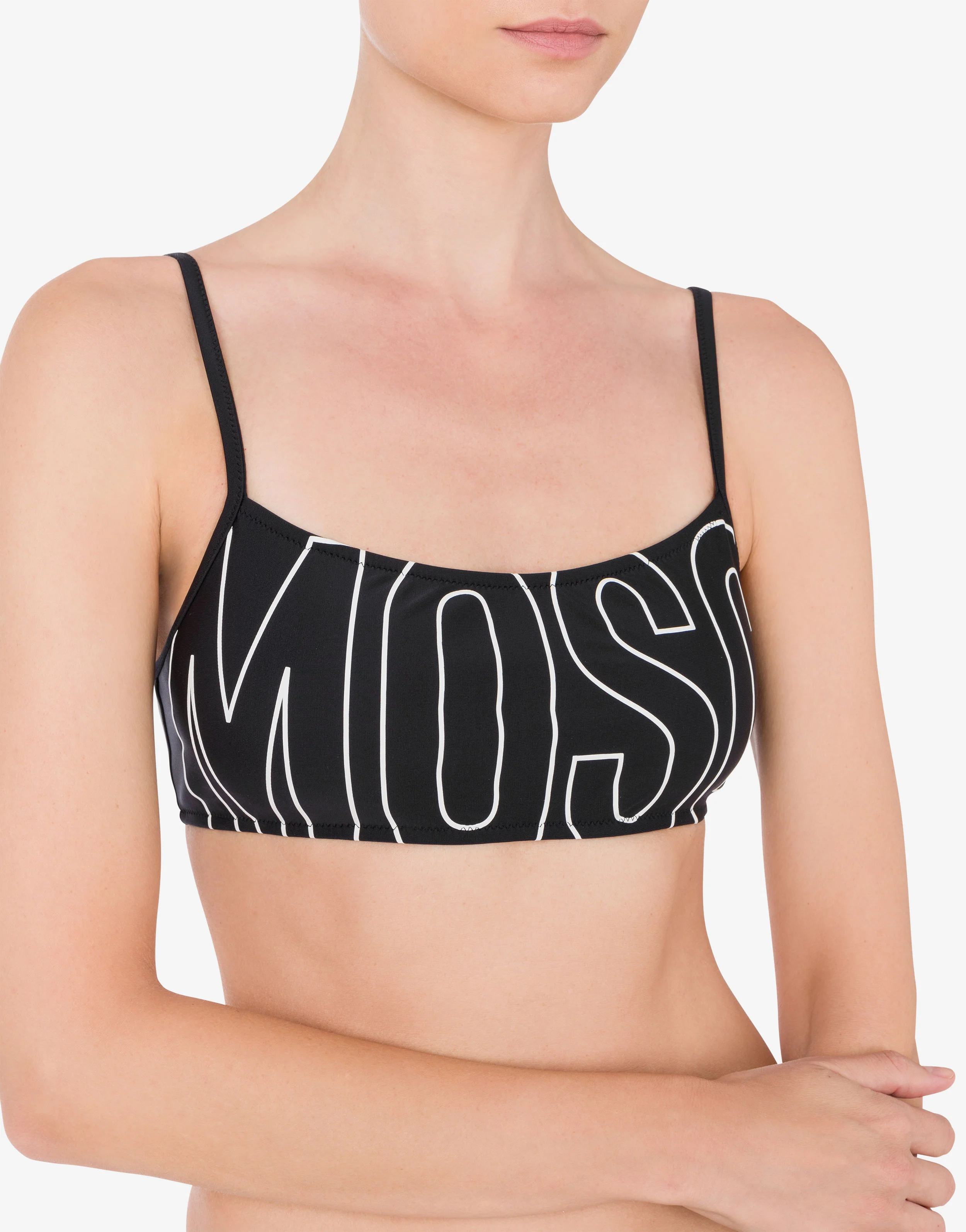 Rubber Logo Bandeau Bikini Top - Image 4