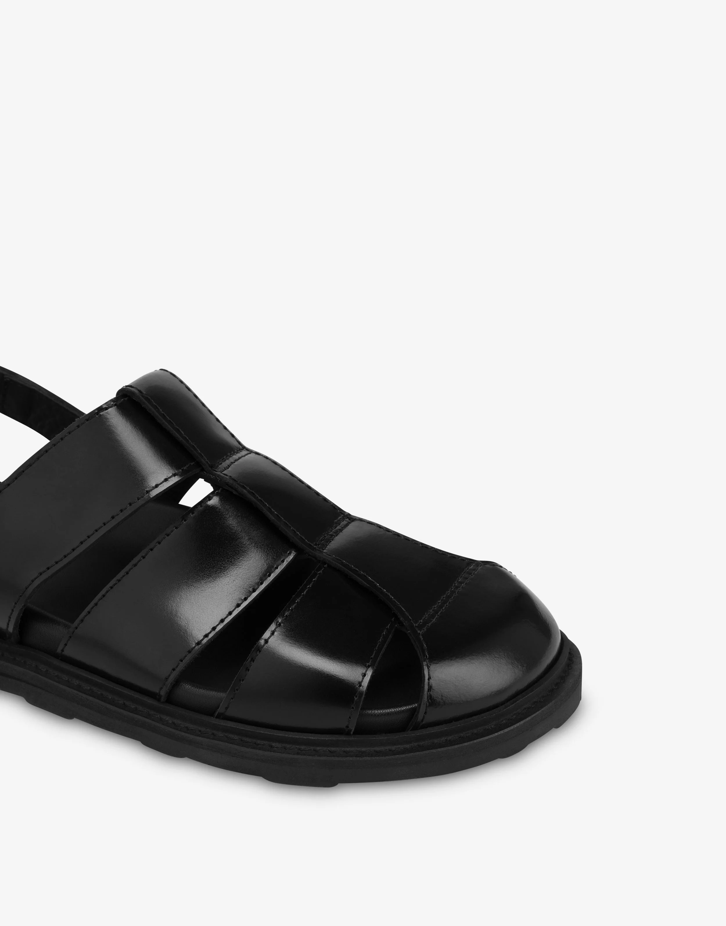 Sandals in brushed calf leather Sporty - Image 4