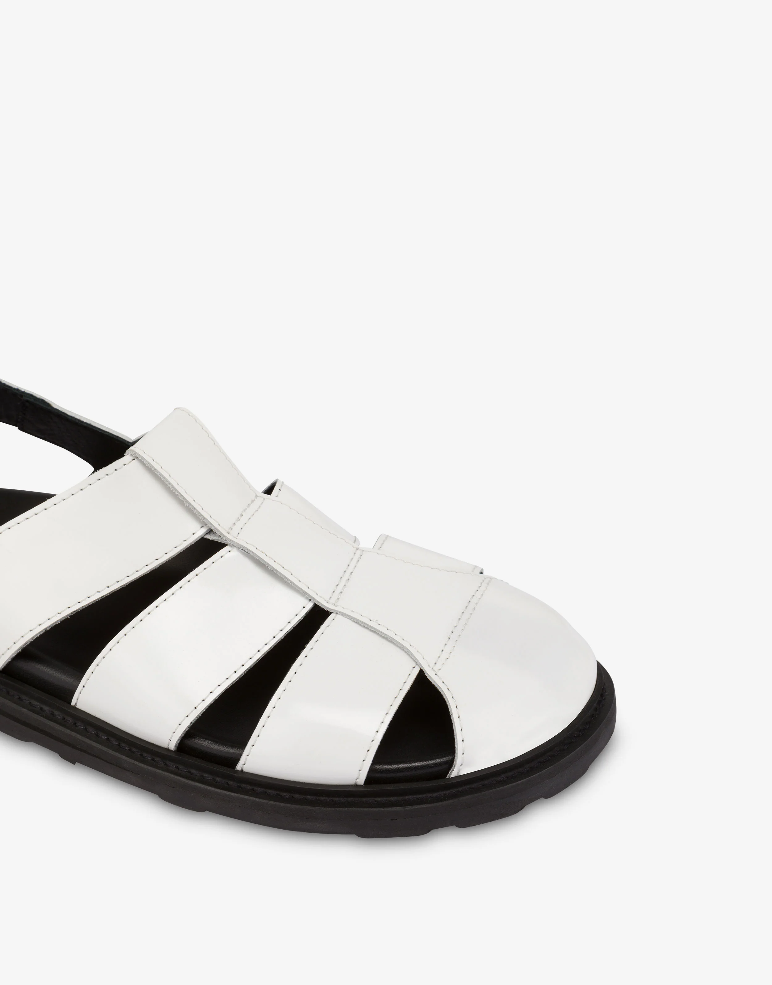 Sandals in brushed calf leather Sporty - Image 4