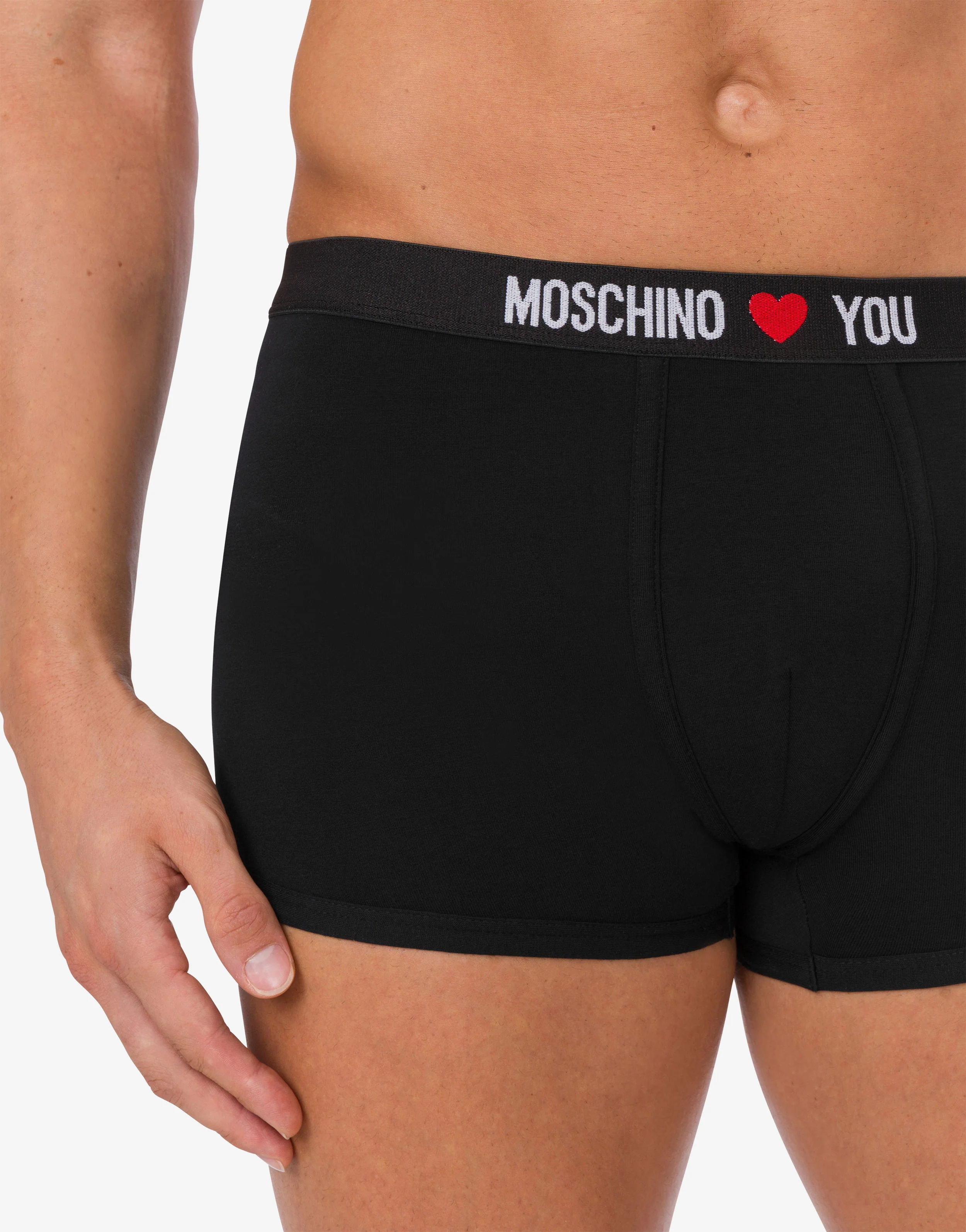 Set of 2 boxers in stretch jersey My Valentine - Image 4