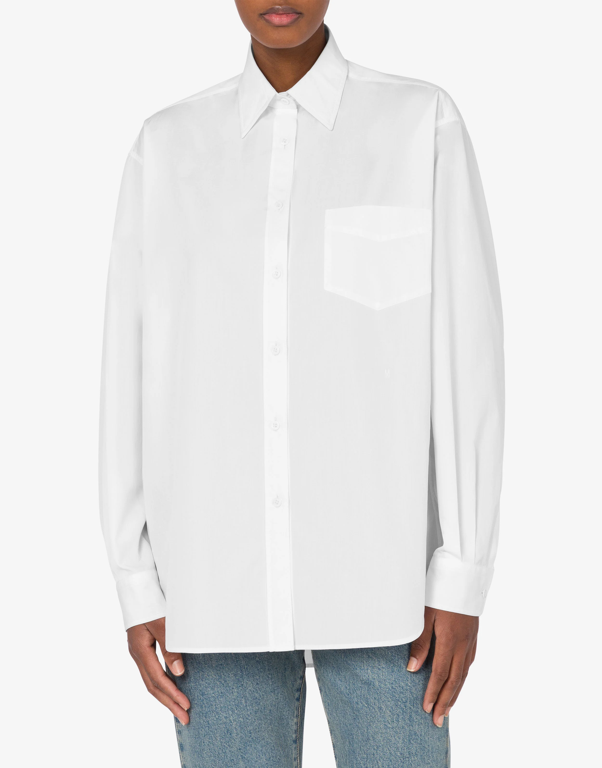 Shirt in cotton poplin - Image 2