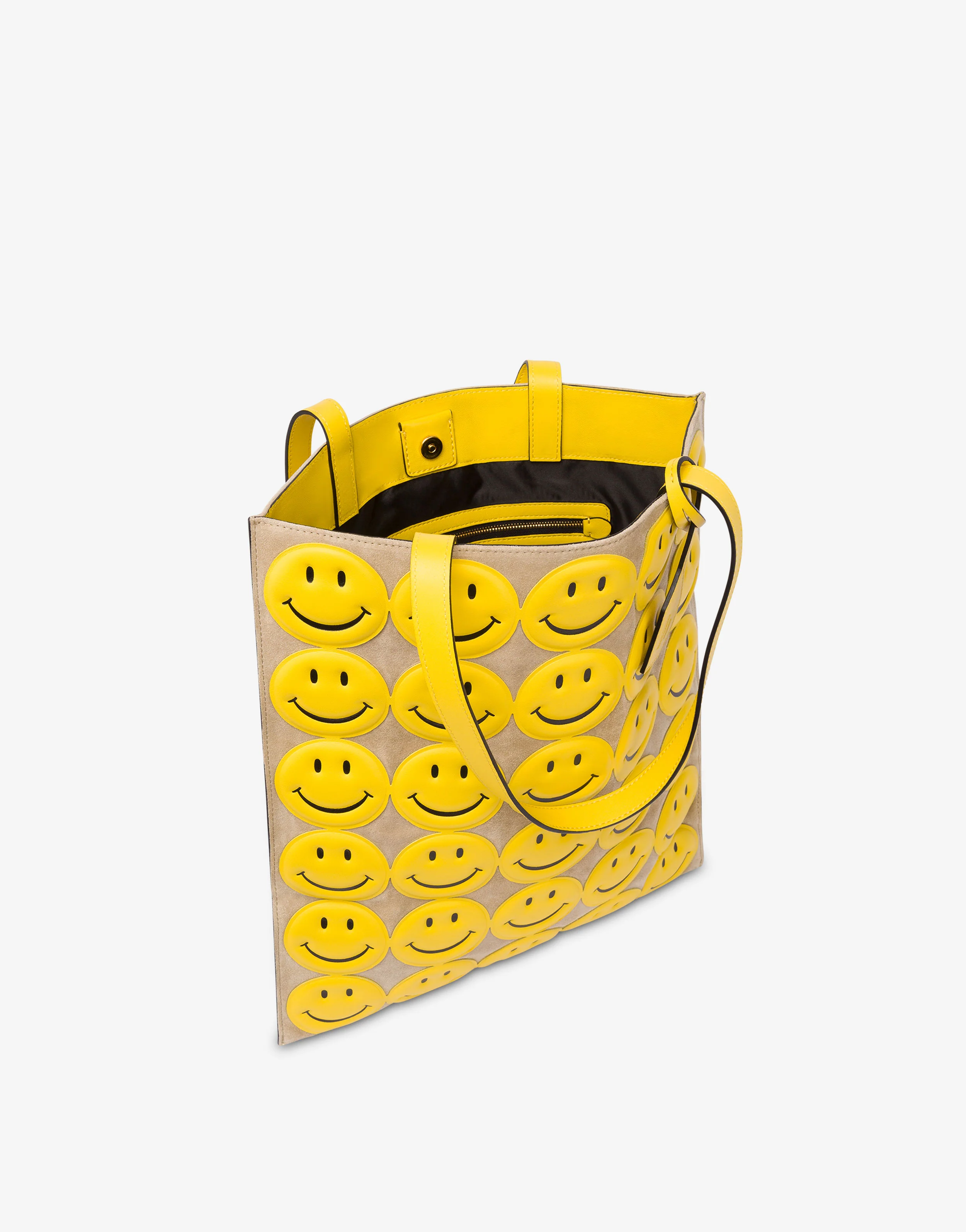 Shopper in suede Allover Smiley® - Image 3