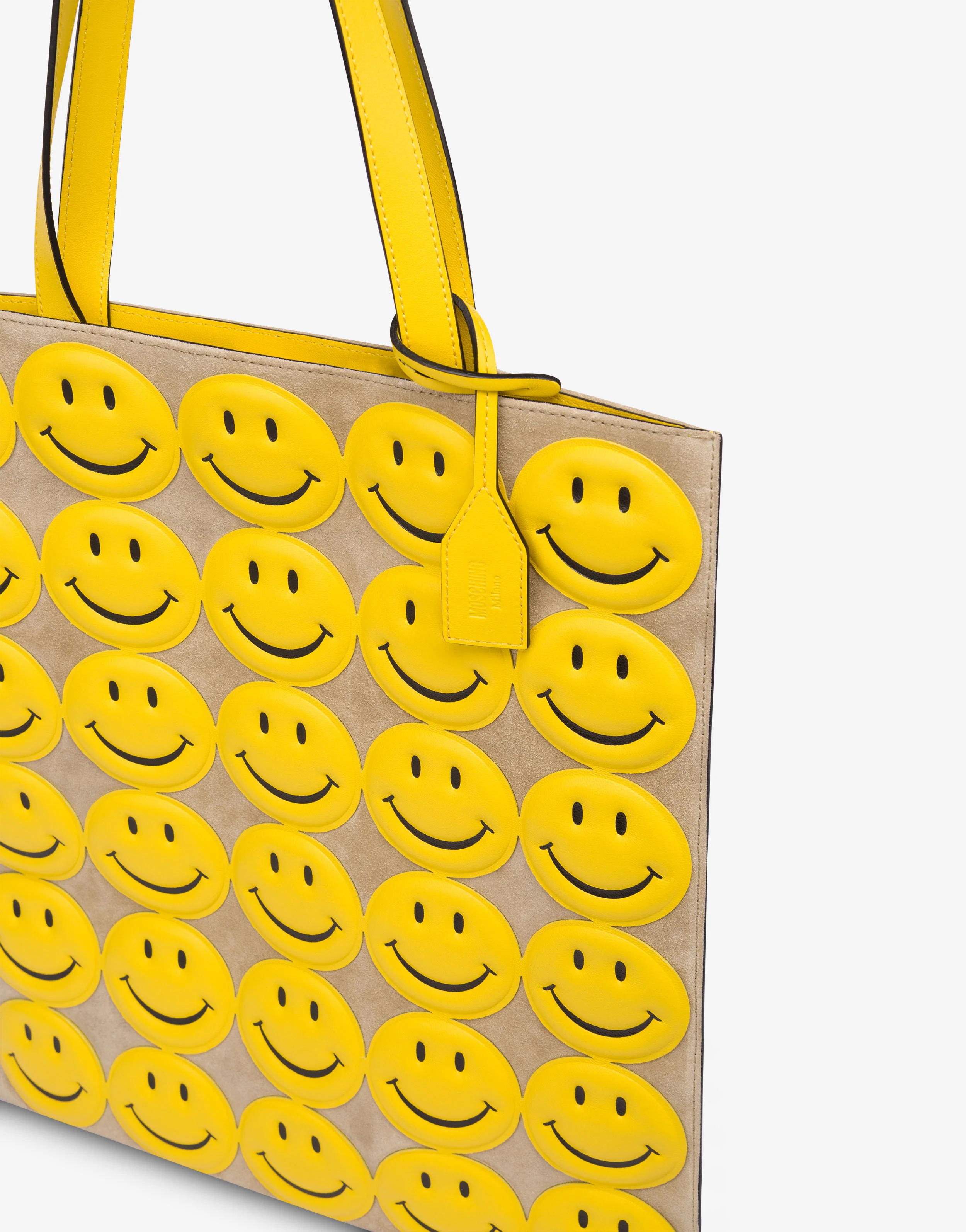 Shopper in suede Allover Smiley® - Image 4