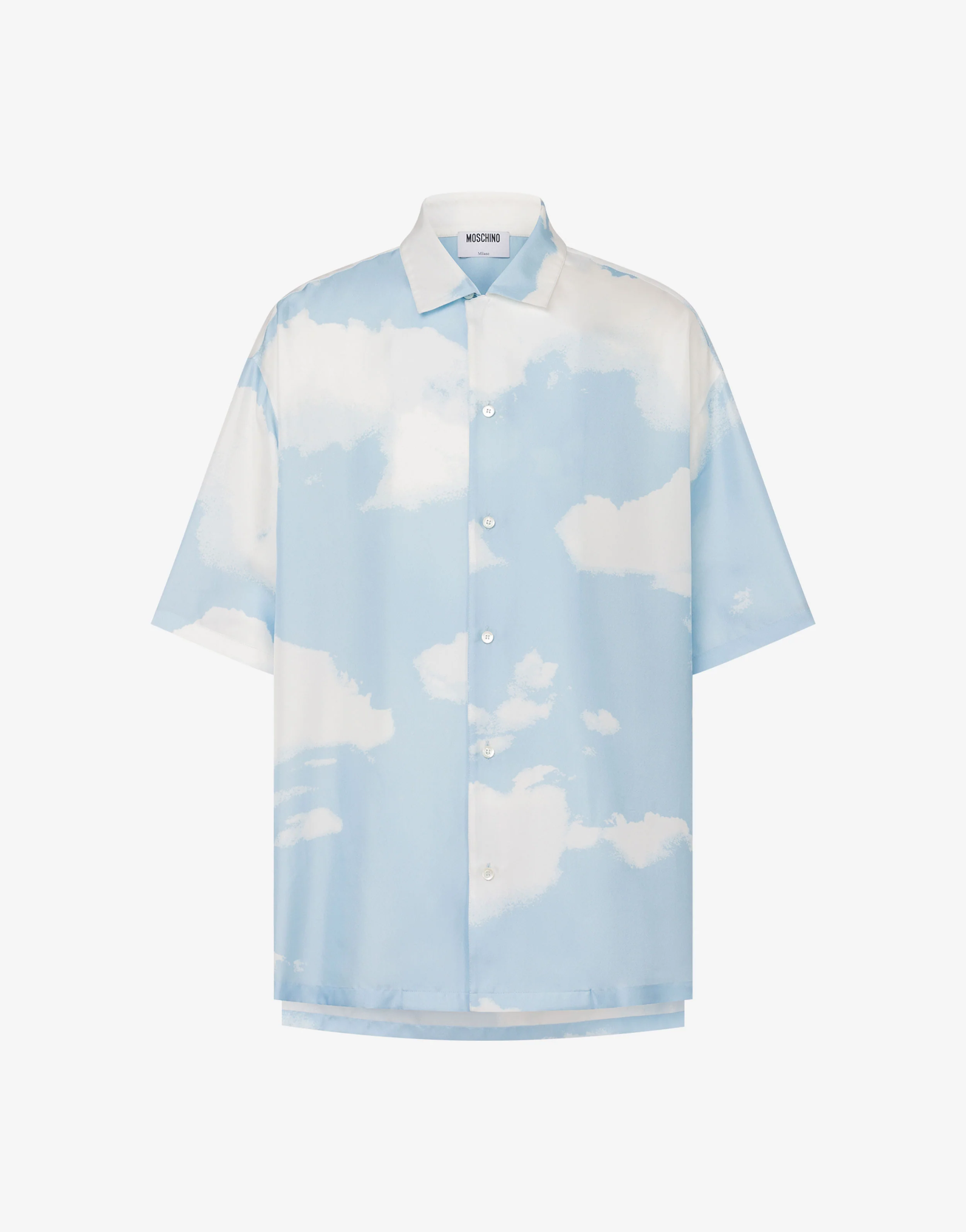 Silk twill shirt Archive Clouds - Image 5