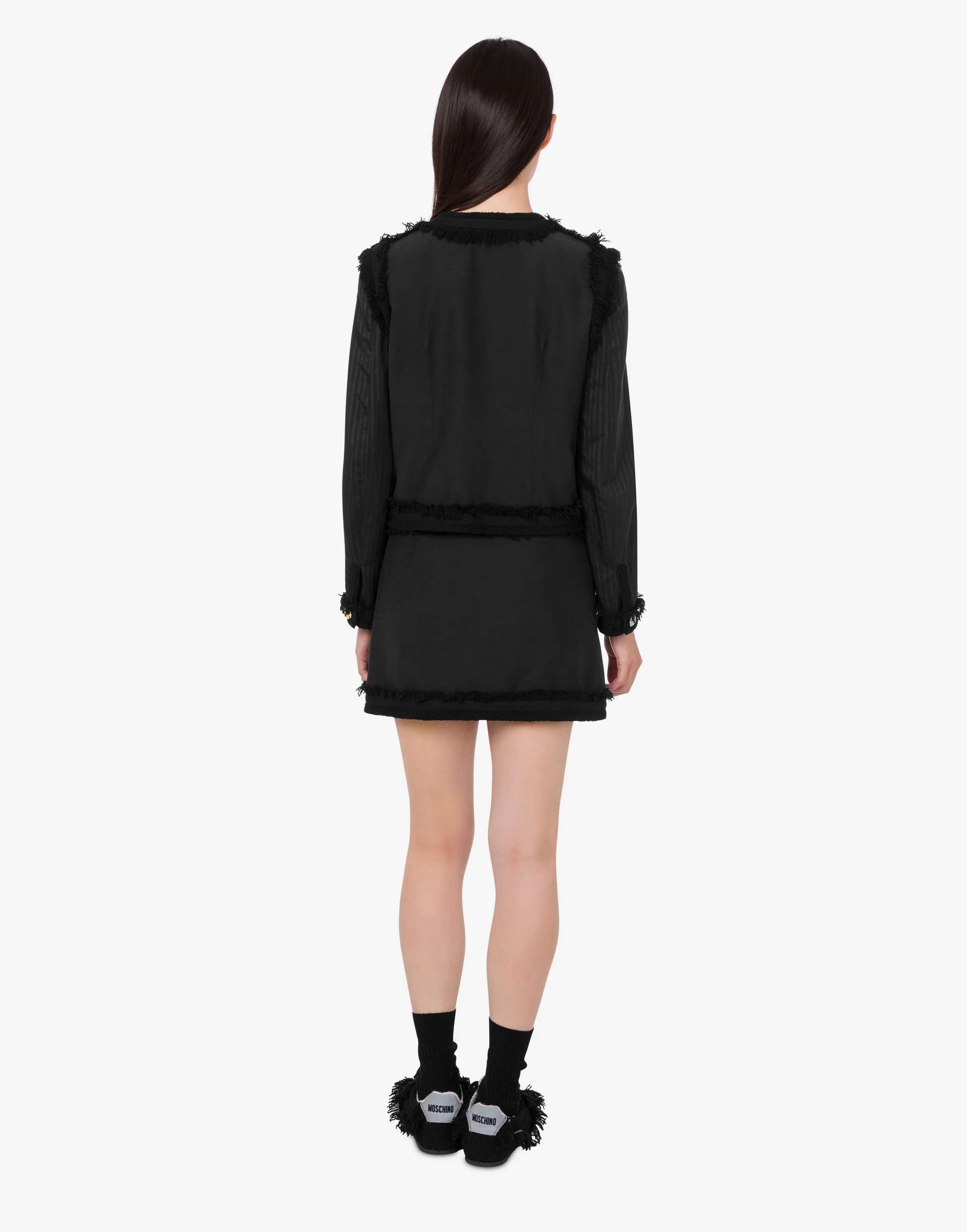 Stretch bouclé jacket - Image 3
