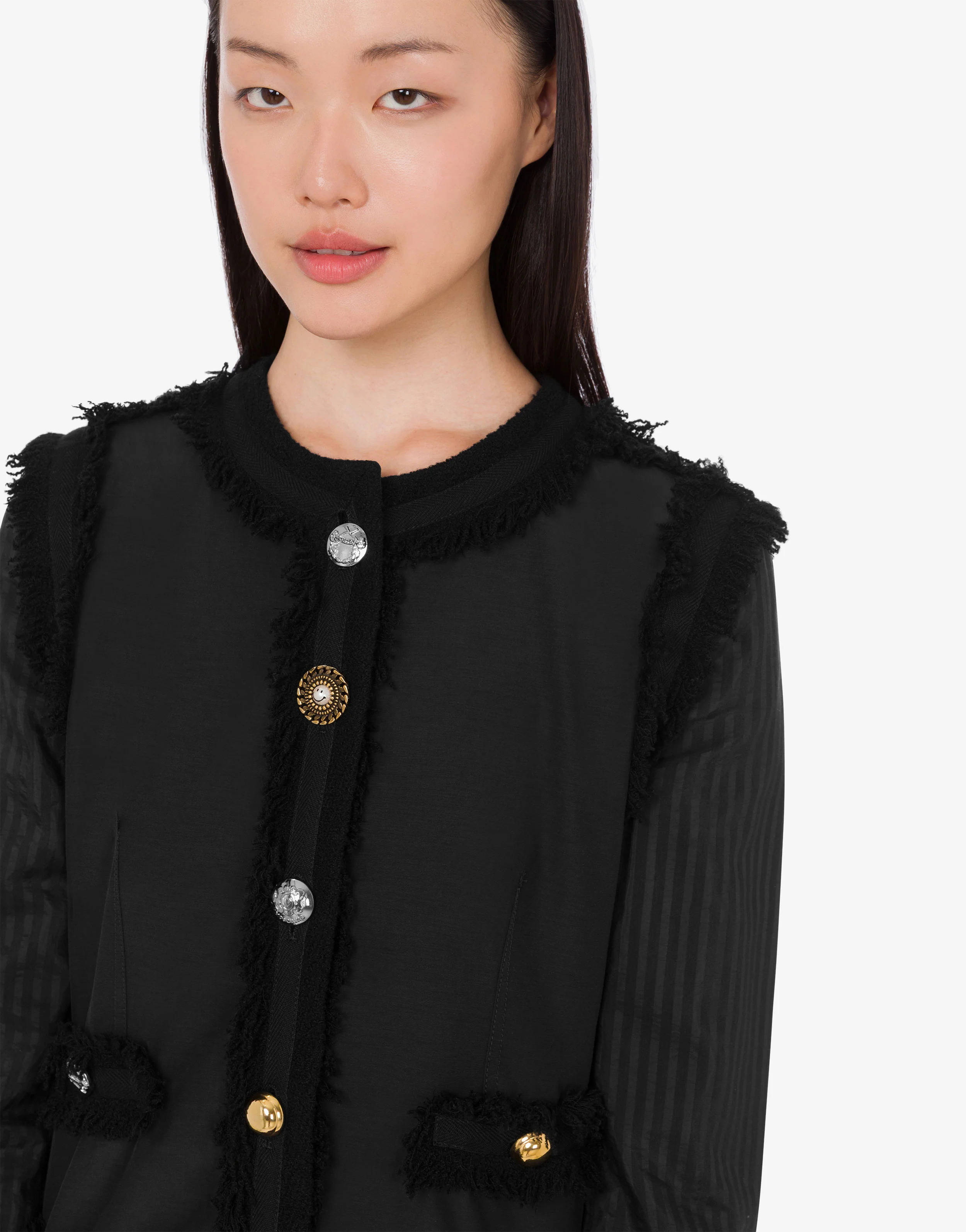 Stretch bouclé jacket - Image 4