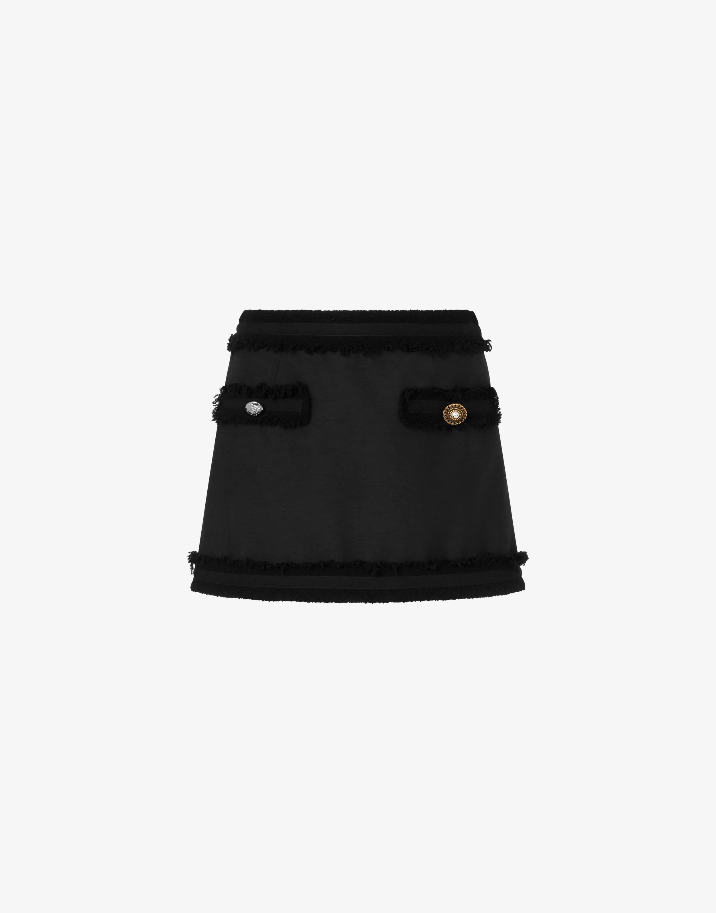 Stretch bouclé miniskirt - Image 5