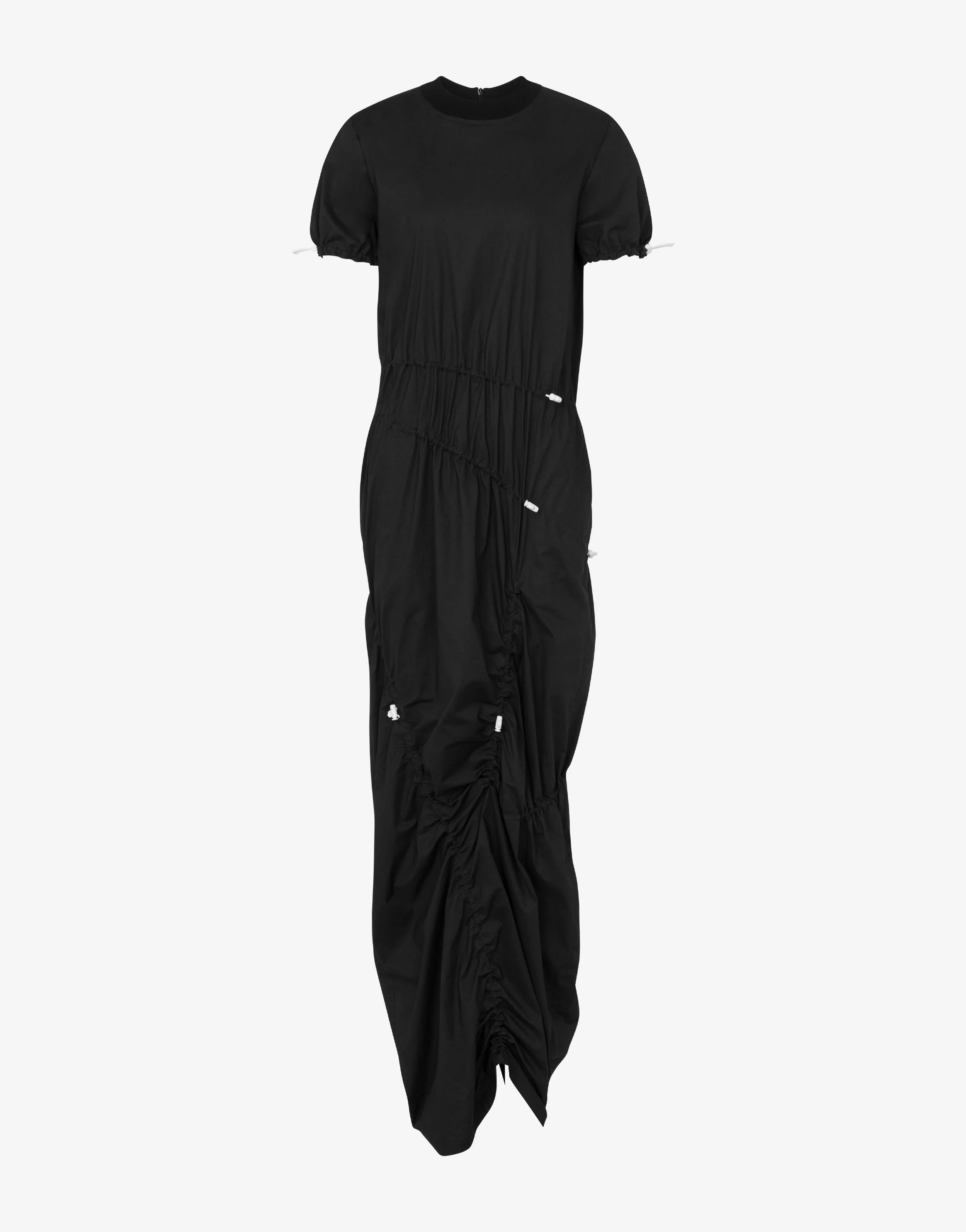 Stretch cotton poplin dress - Image 4