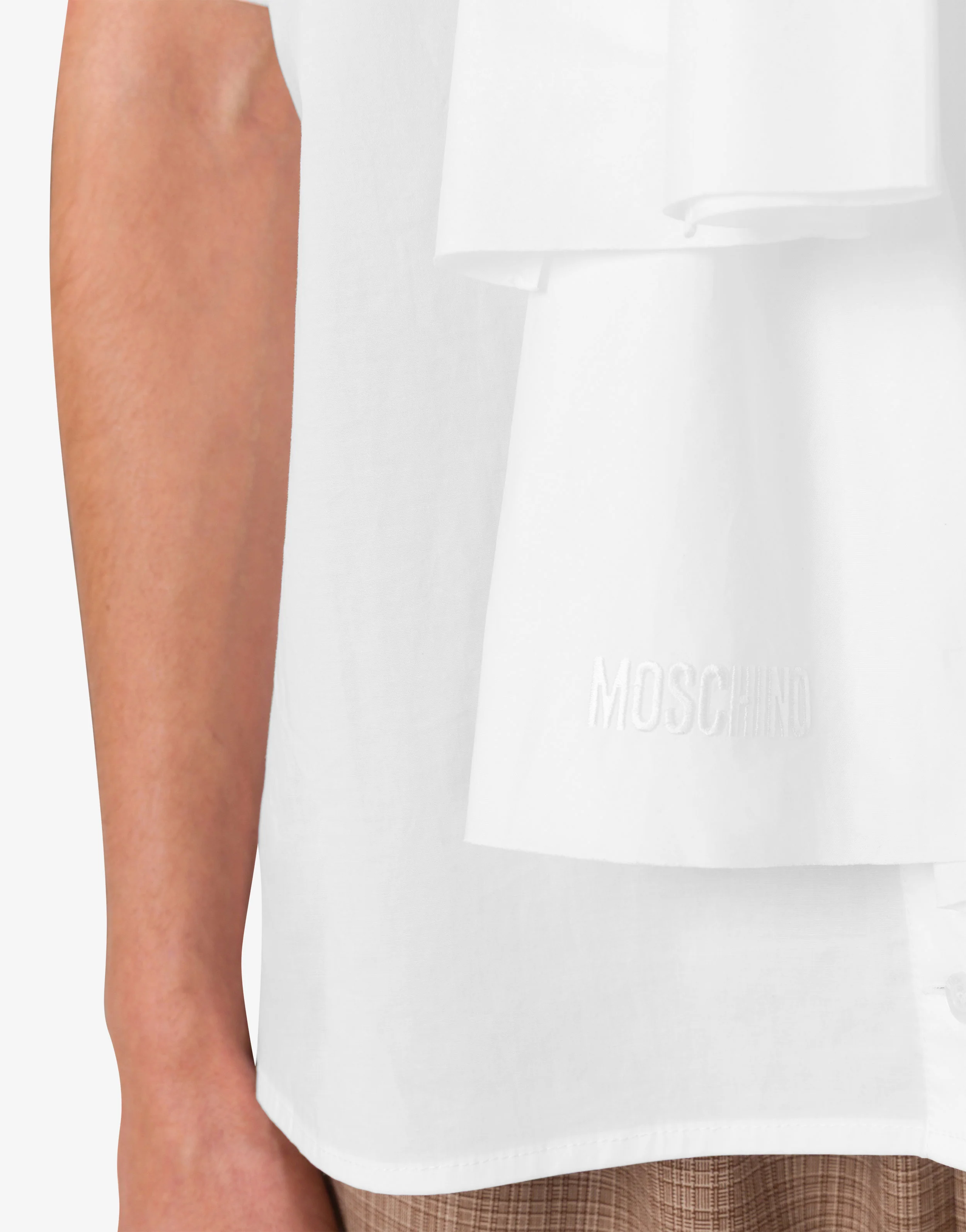 Stretch cotton poplin shirt - Image 2
