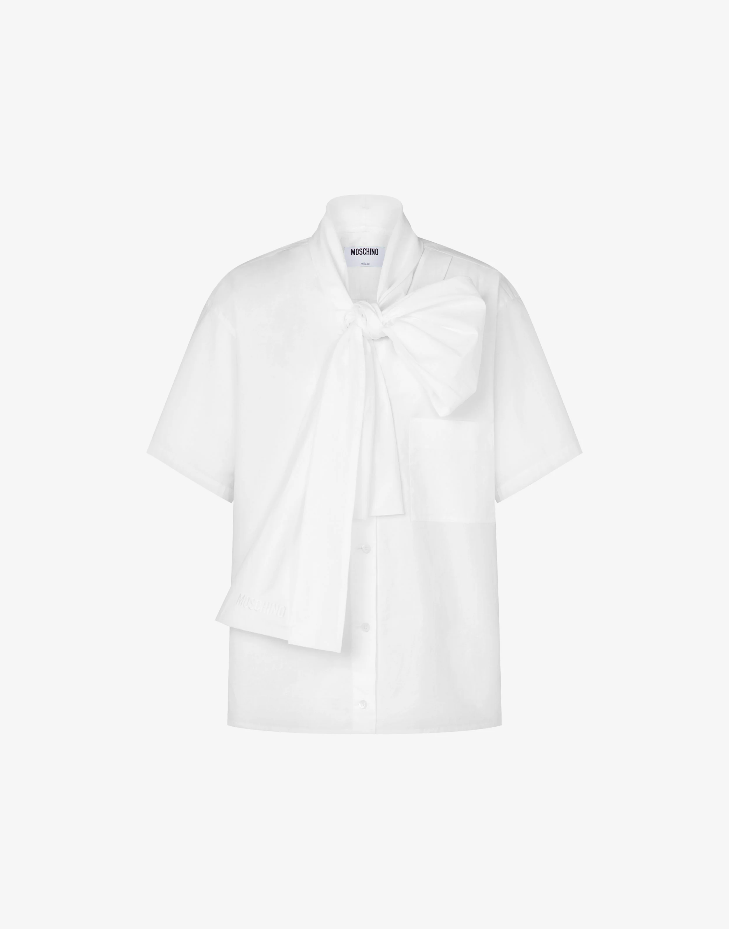 Stretch cotton poplin shirt - Image 5