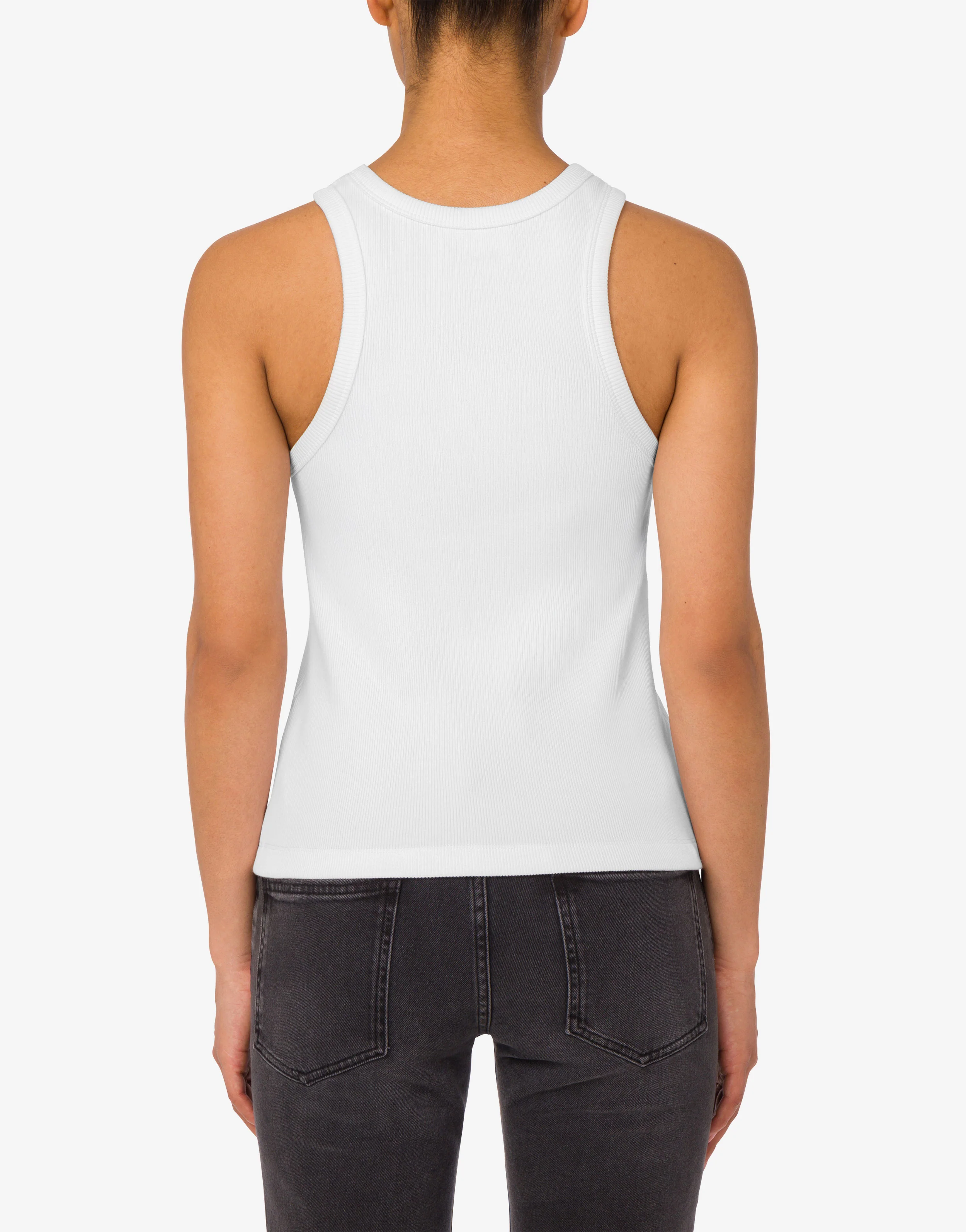 Stretch cotton tank top - Image 3