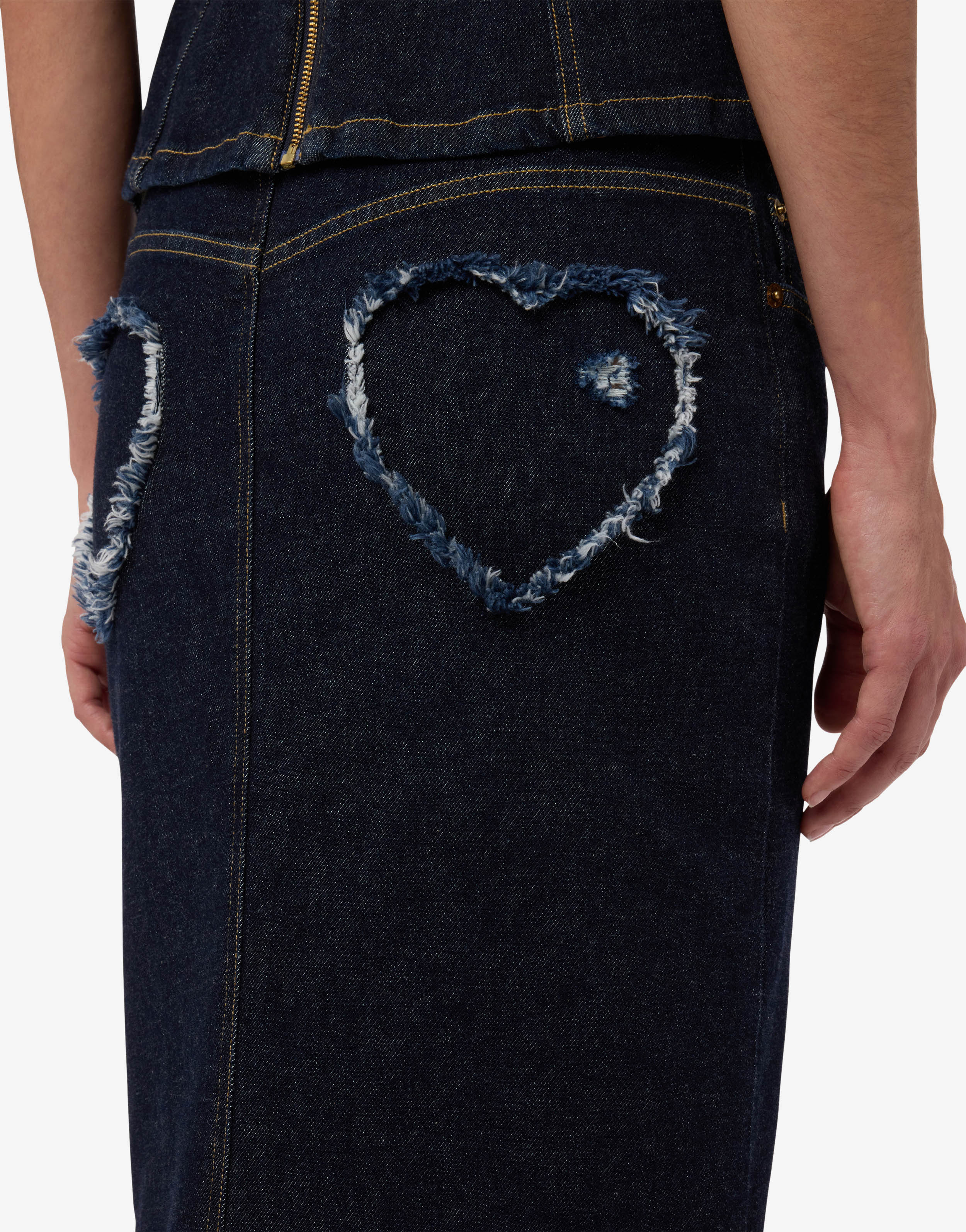 Stretch denim skirt - Image 4