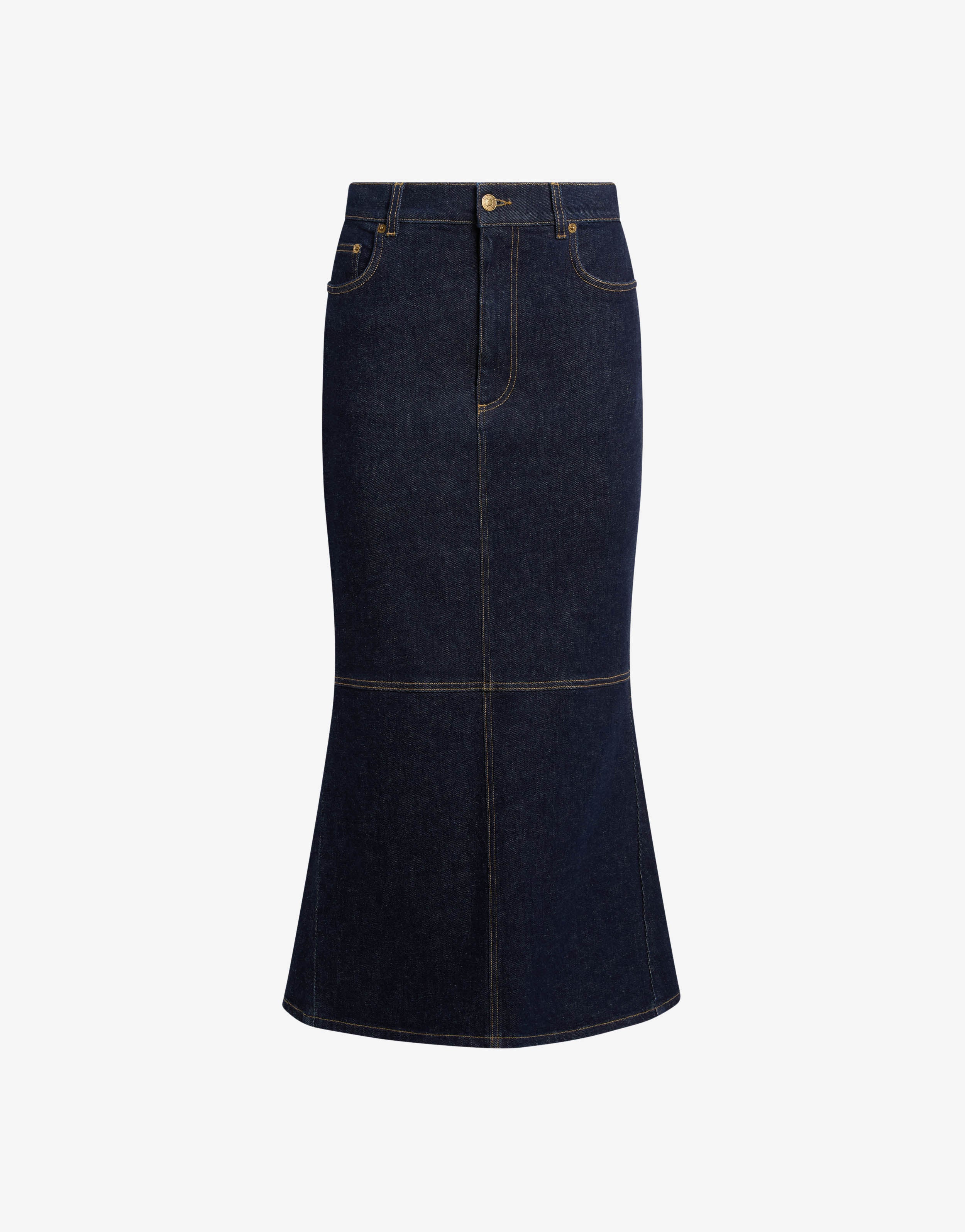 Stretch denim skirt - Image 5