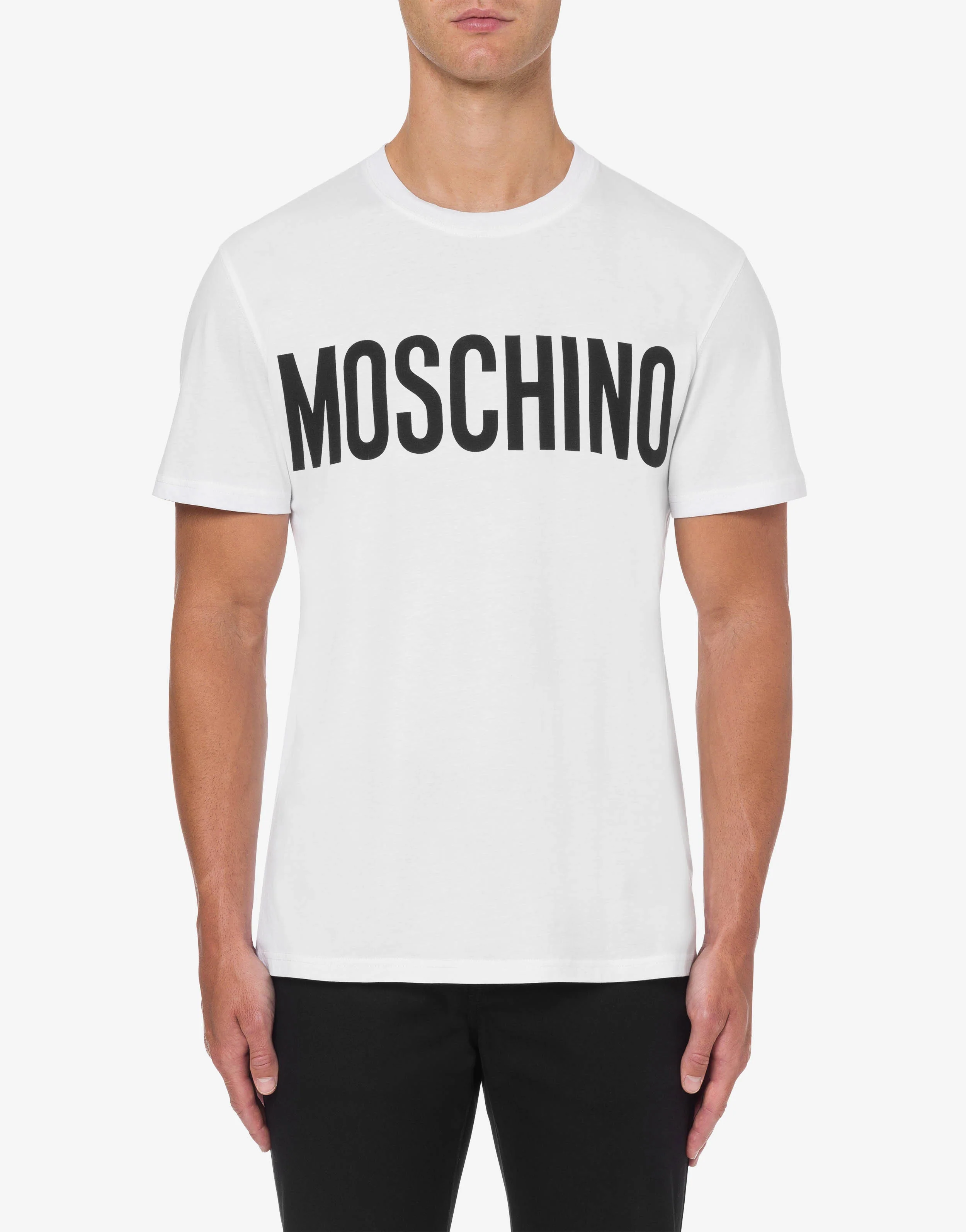 Stretch jersey t-shirt with logo - Image 2