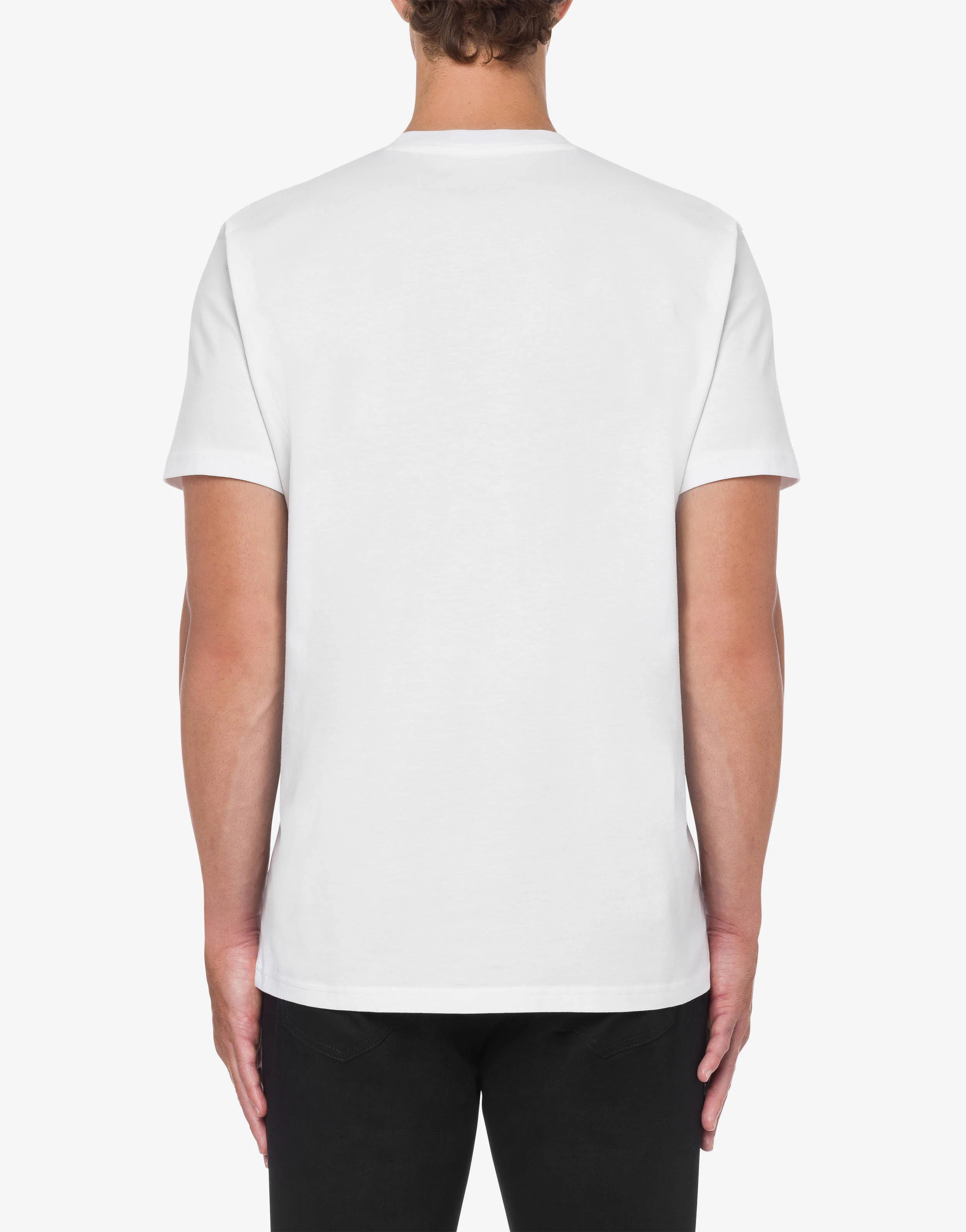 Stretch jersey t-shirt with logo - Image 3