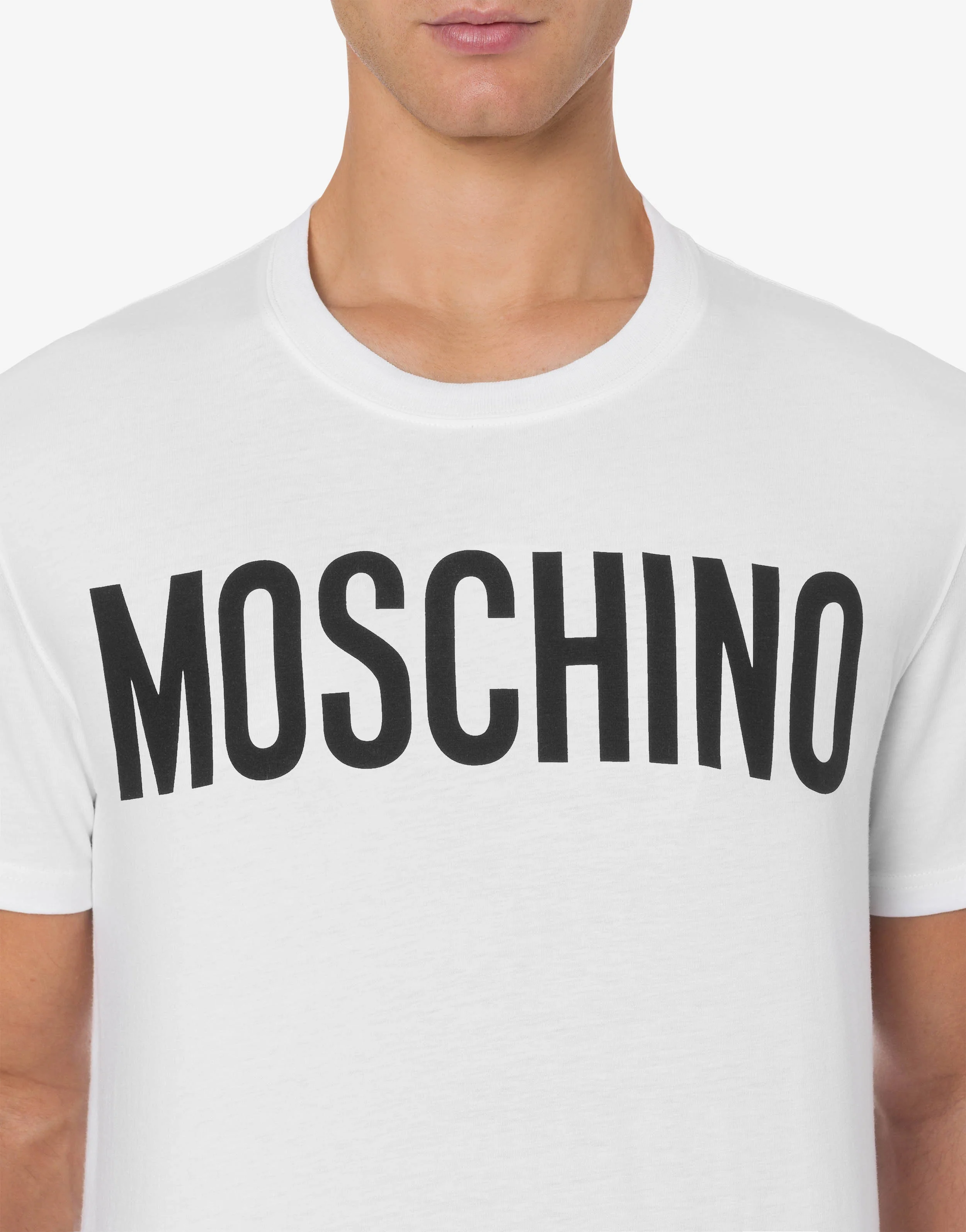 Stretch jersey t-shirt with logo - Image 4