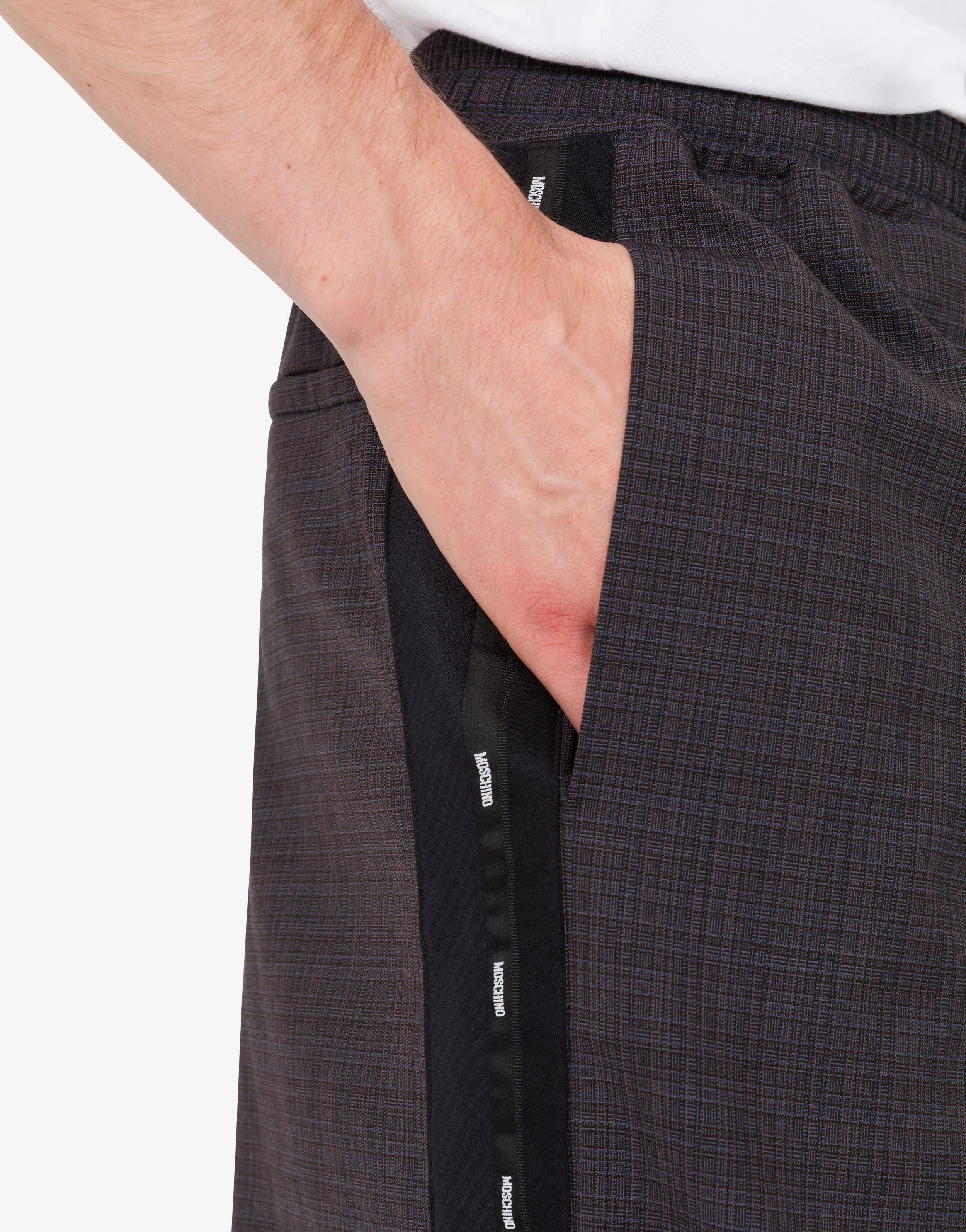 Stretch wool blend trousers - Image 2