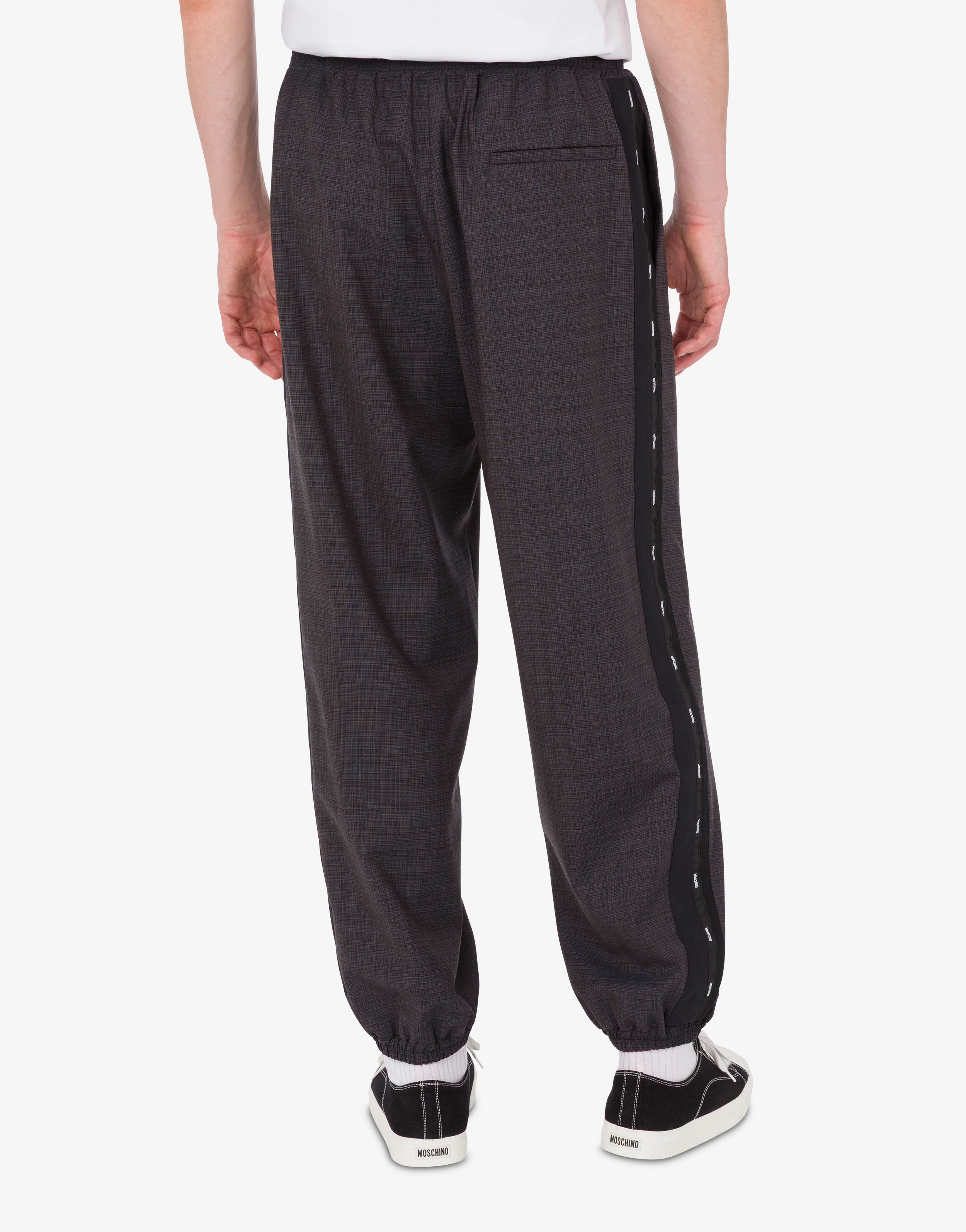 Stretch wool blend trousers - Image 3