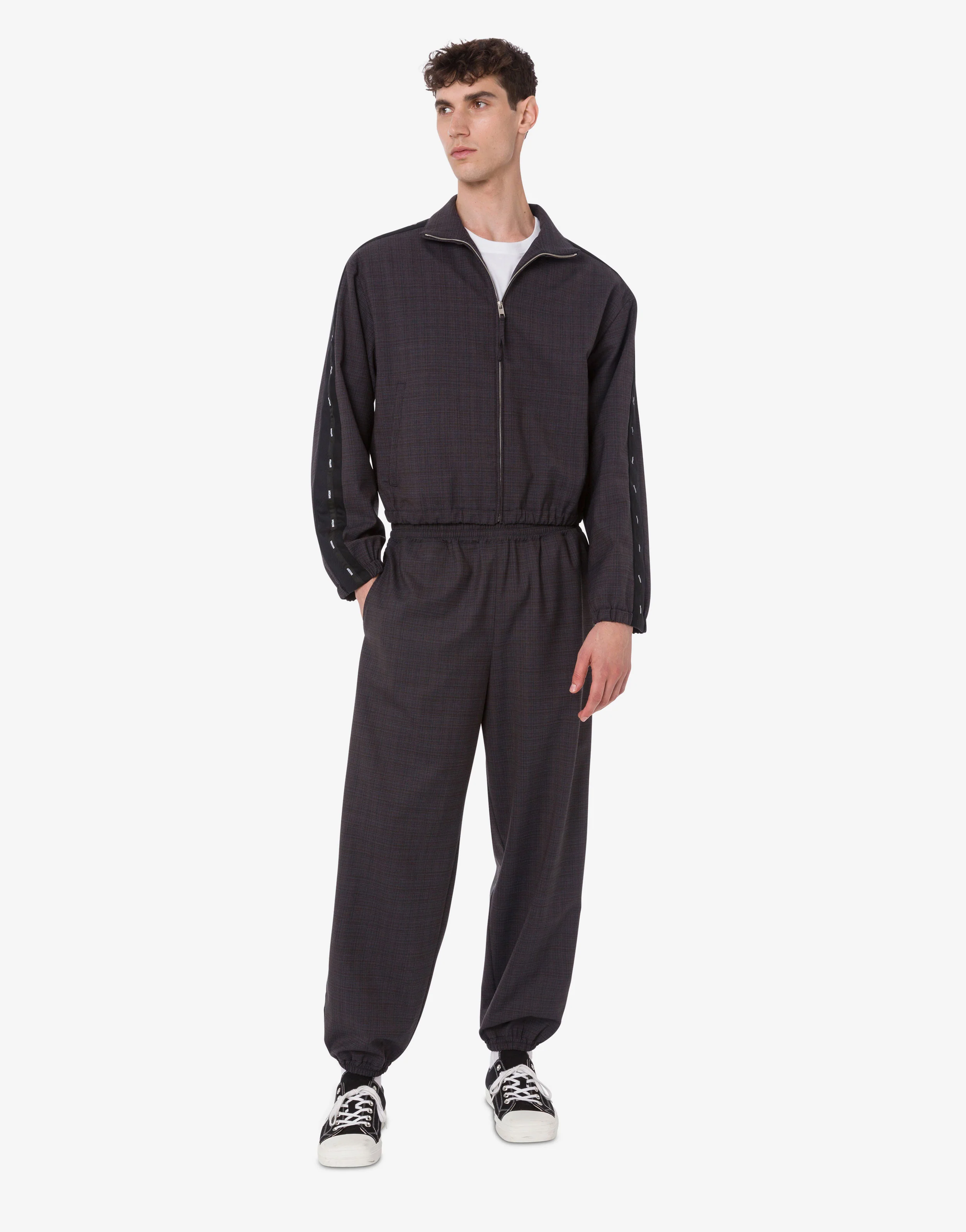 Stretch wool blend trousers - Image 4