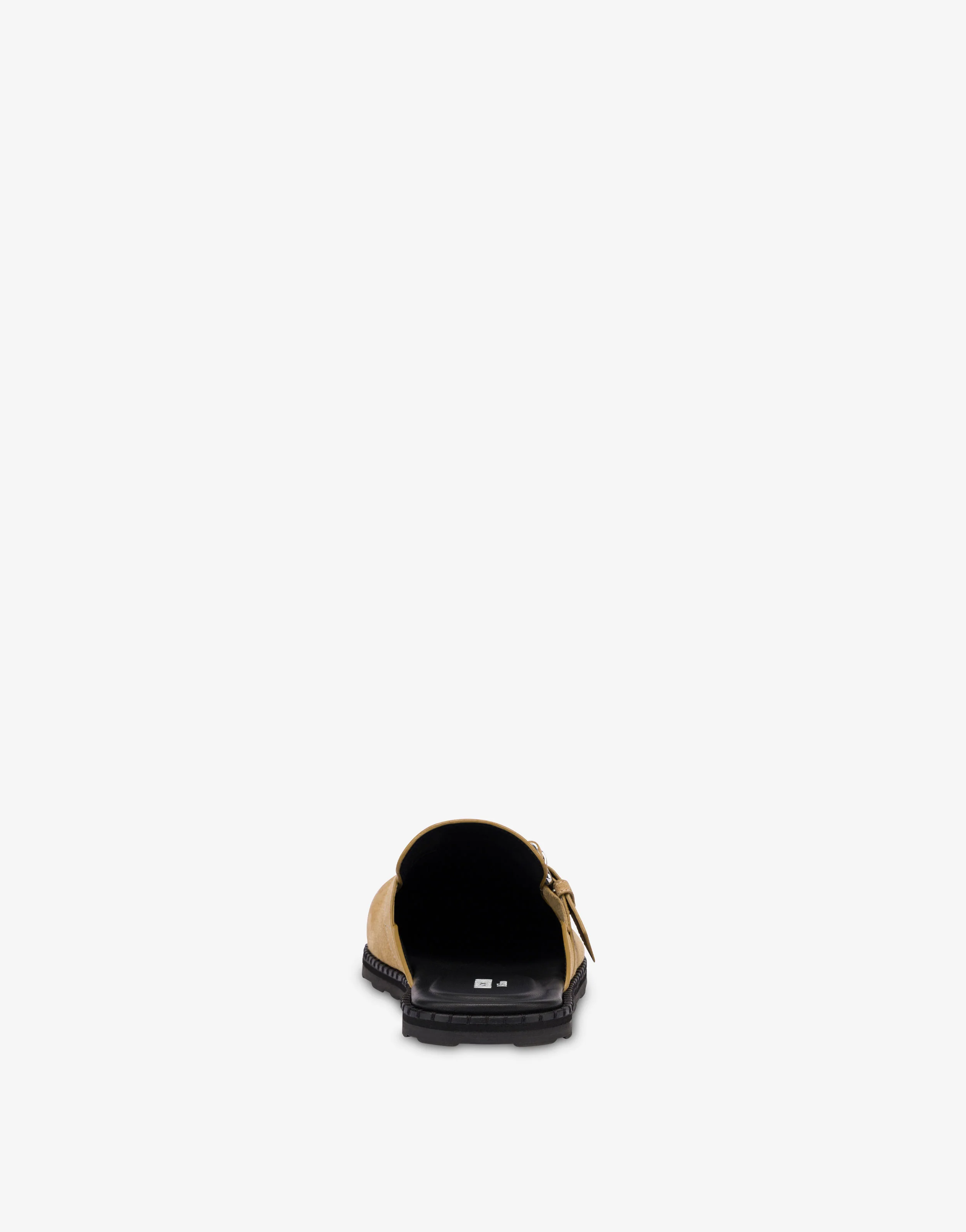Suede sabot with strap - Image 3