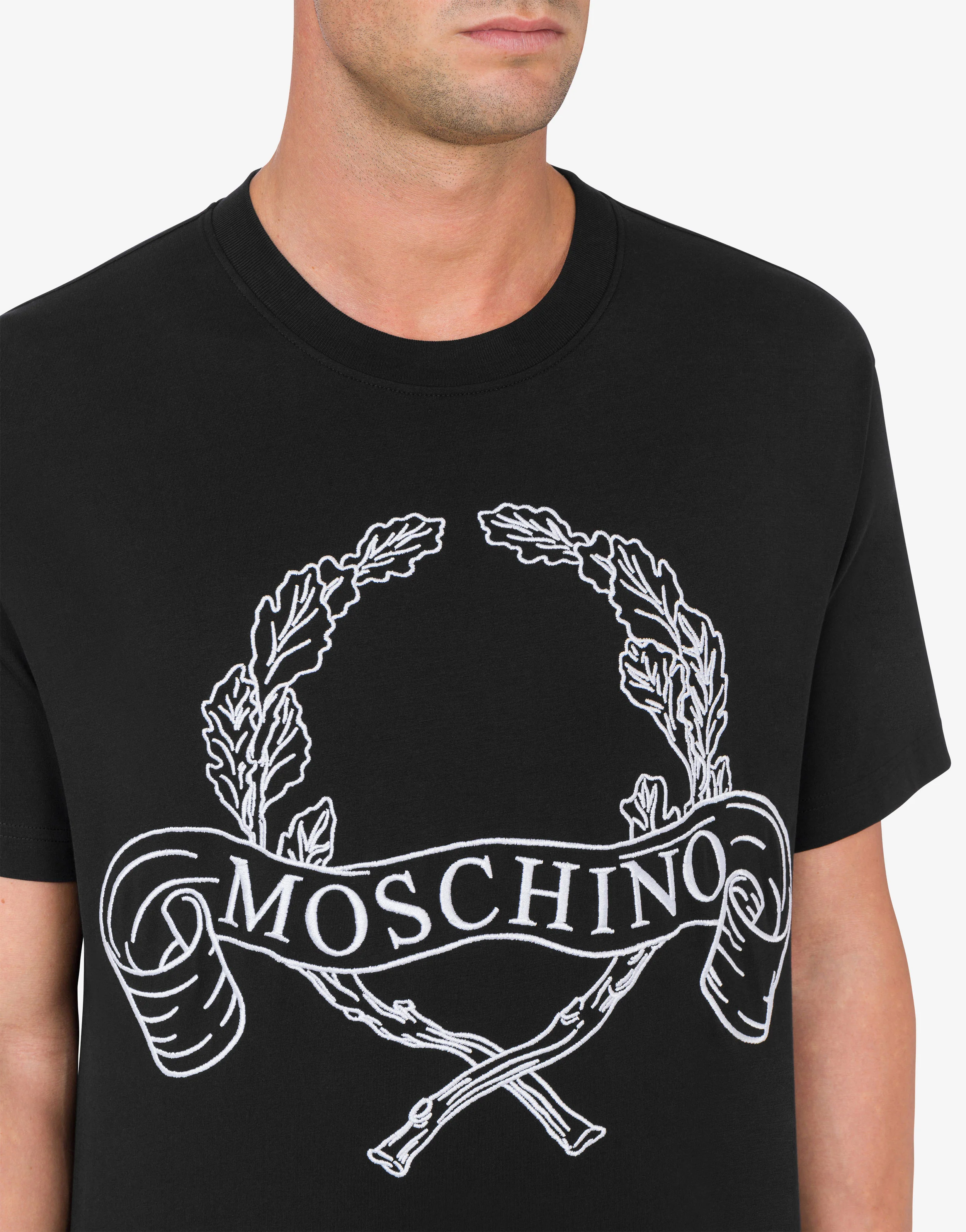T-shirt Maxi Laurel Crown Embroidery - Image 4