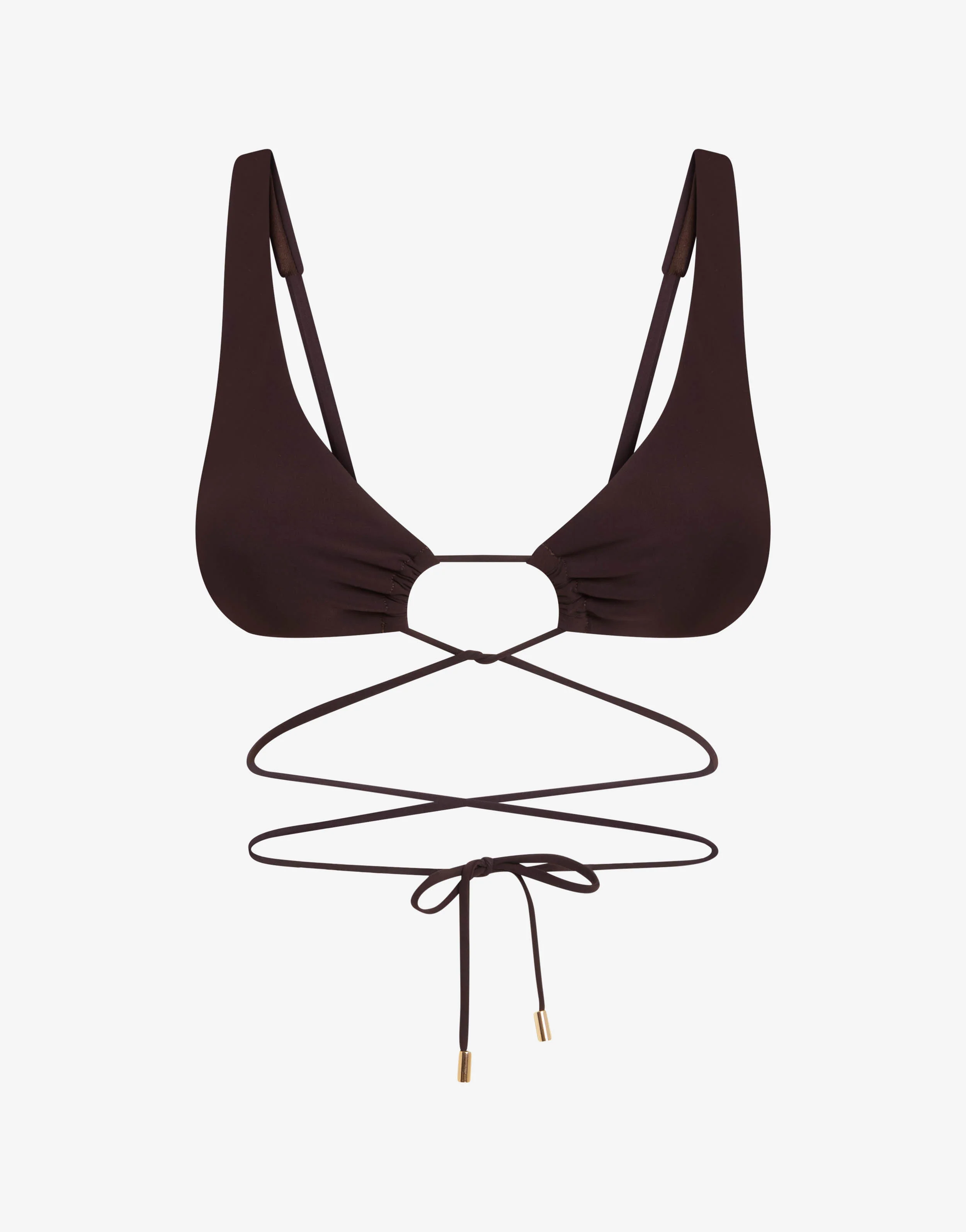 Triangle bikini top in Lycra - Image 4